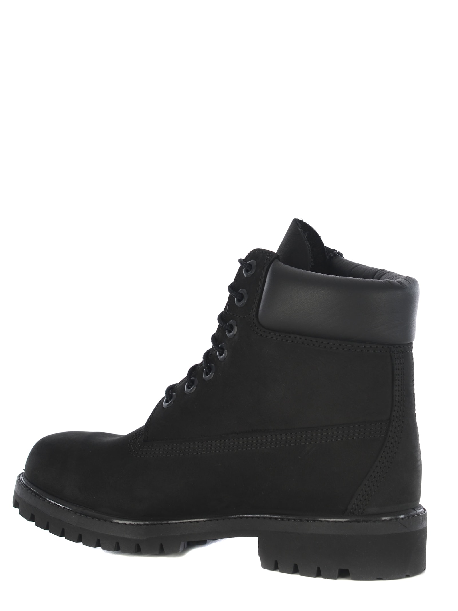 Shop Timberland Boots  Made Of Leather In Black