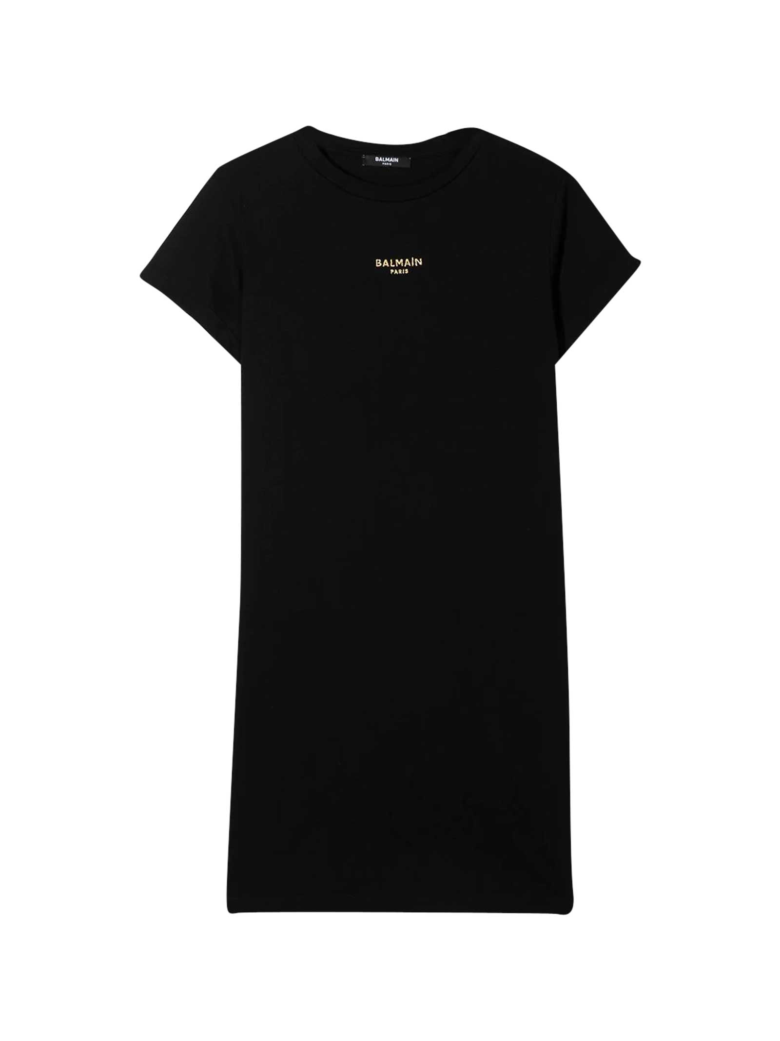 Balmain Black T-shirt Dress