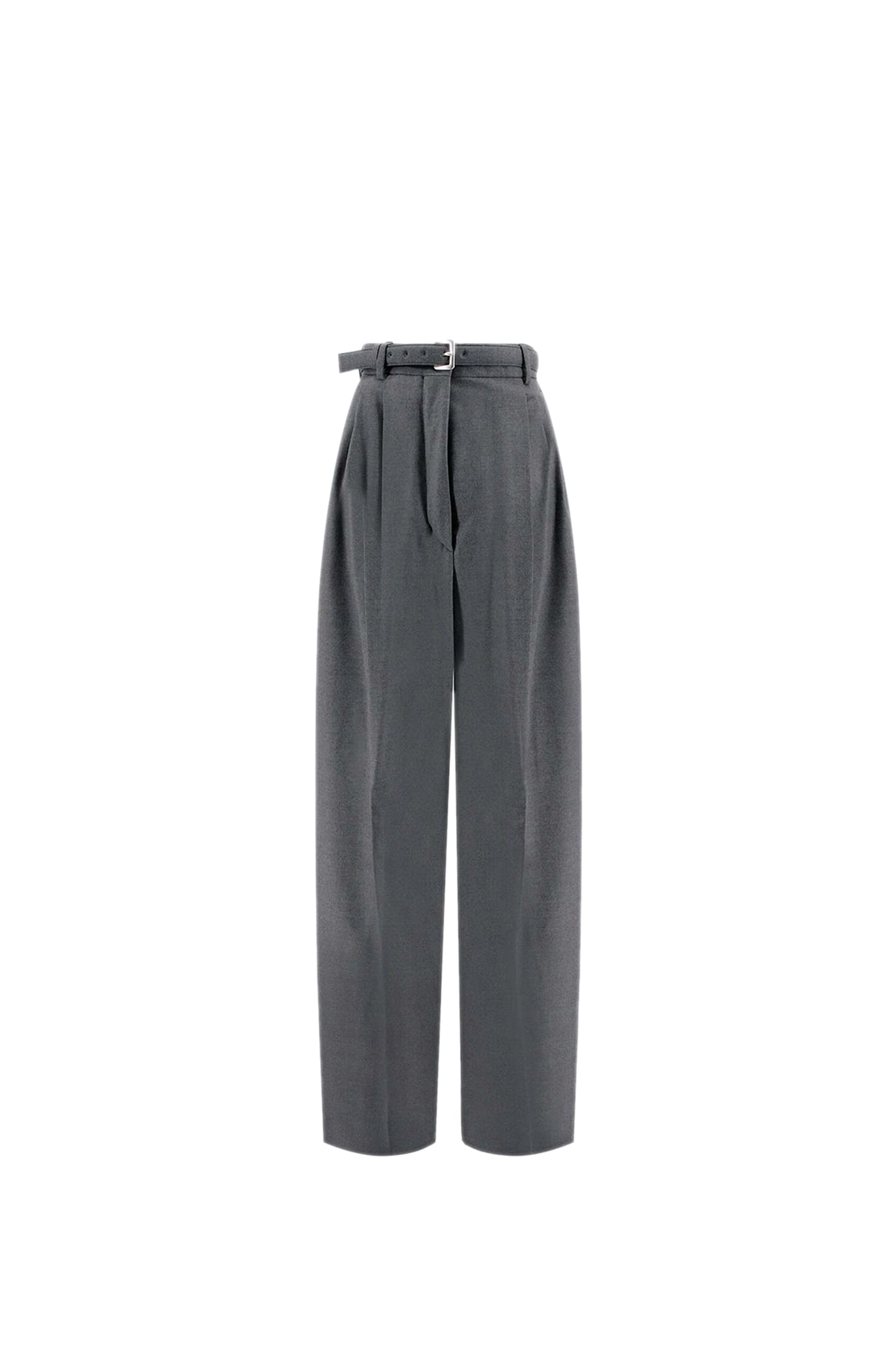 Shop Sportmax Kiens12 Pants In Grey