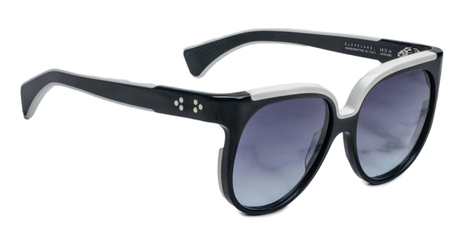 Shop Jacques Marie Mage Cleveland - Navy Sunglasses In Navy Blue