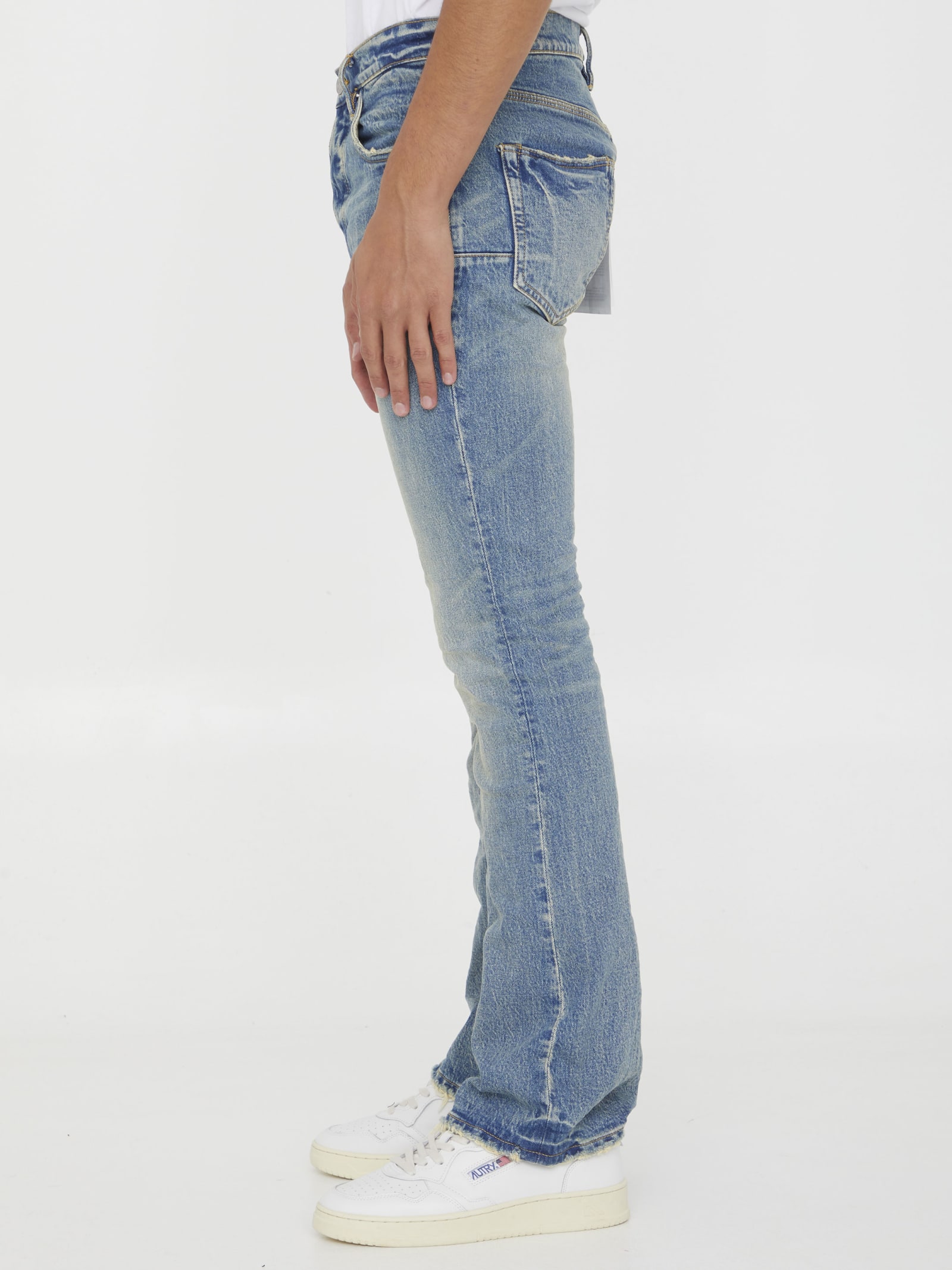 Purple Brand Slim Jeans In Light-blue Denim