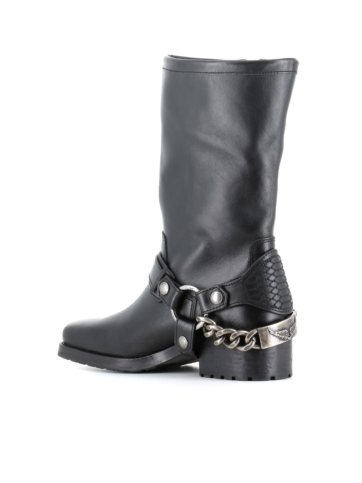 Shop Zadig &amp; Voltaire Boot Igata In Black