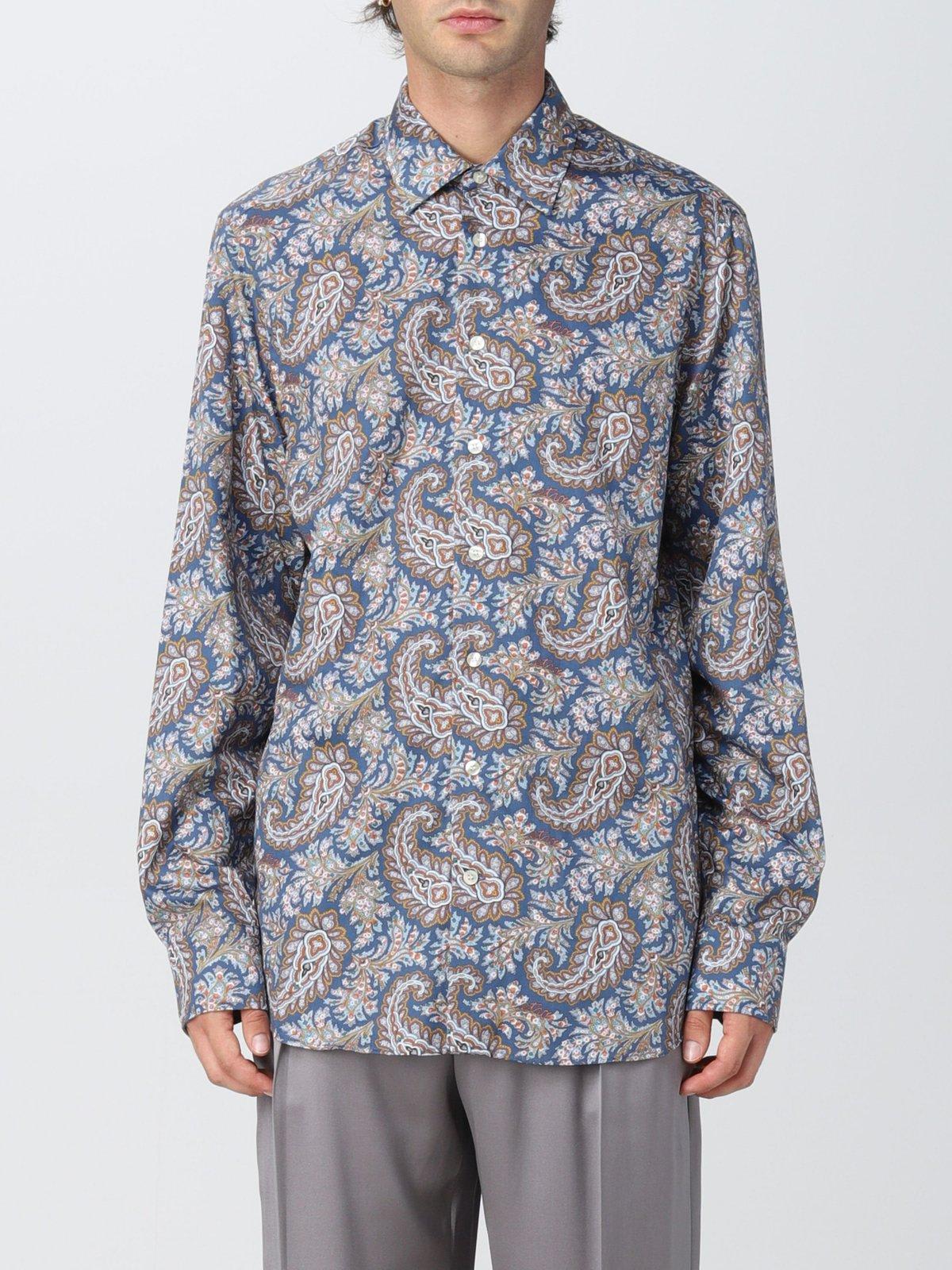 Etro Paisley-printed Buttoned Shirt