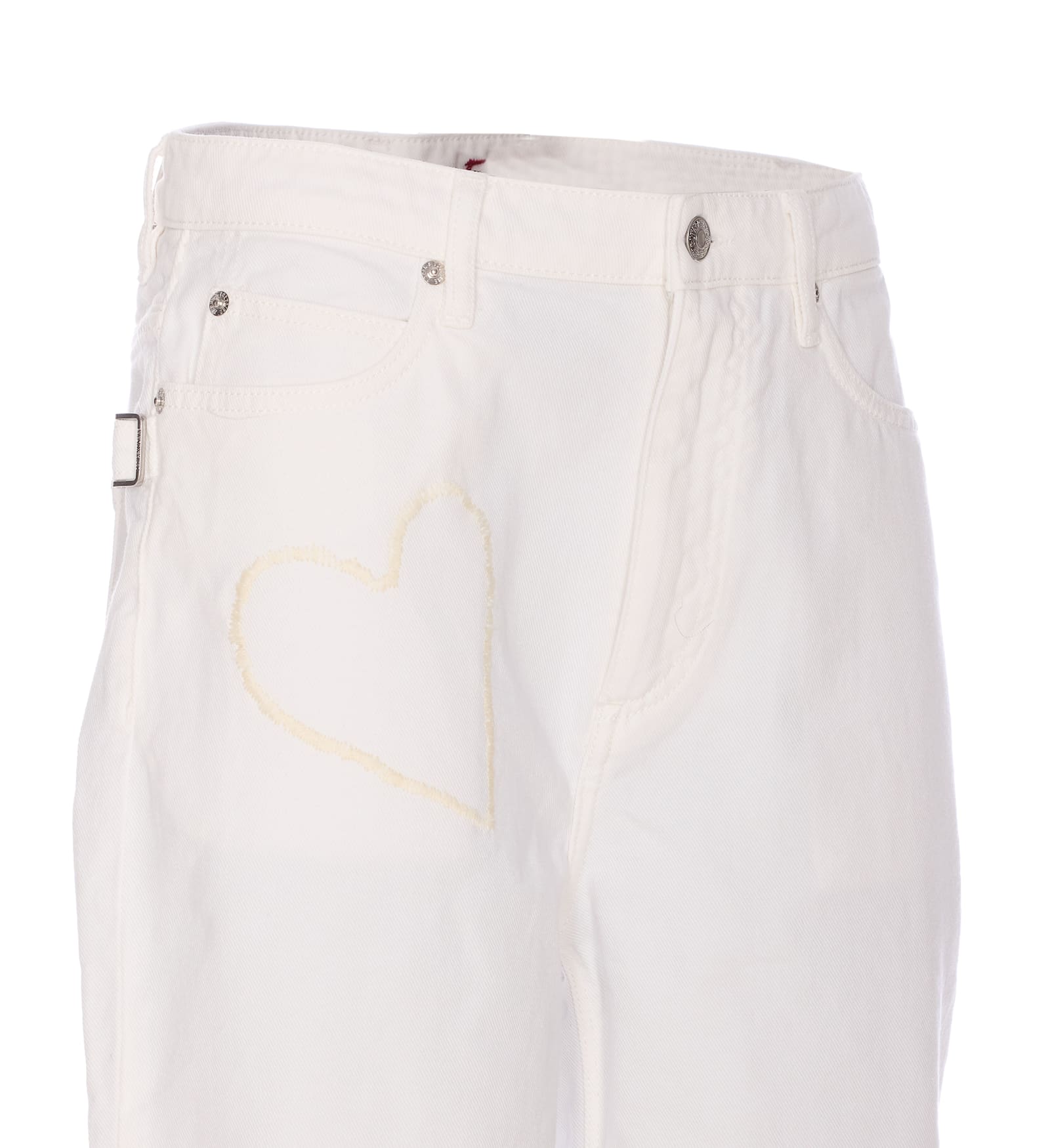 Zadig & Voltaire Elio Denim Pants In White