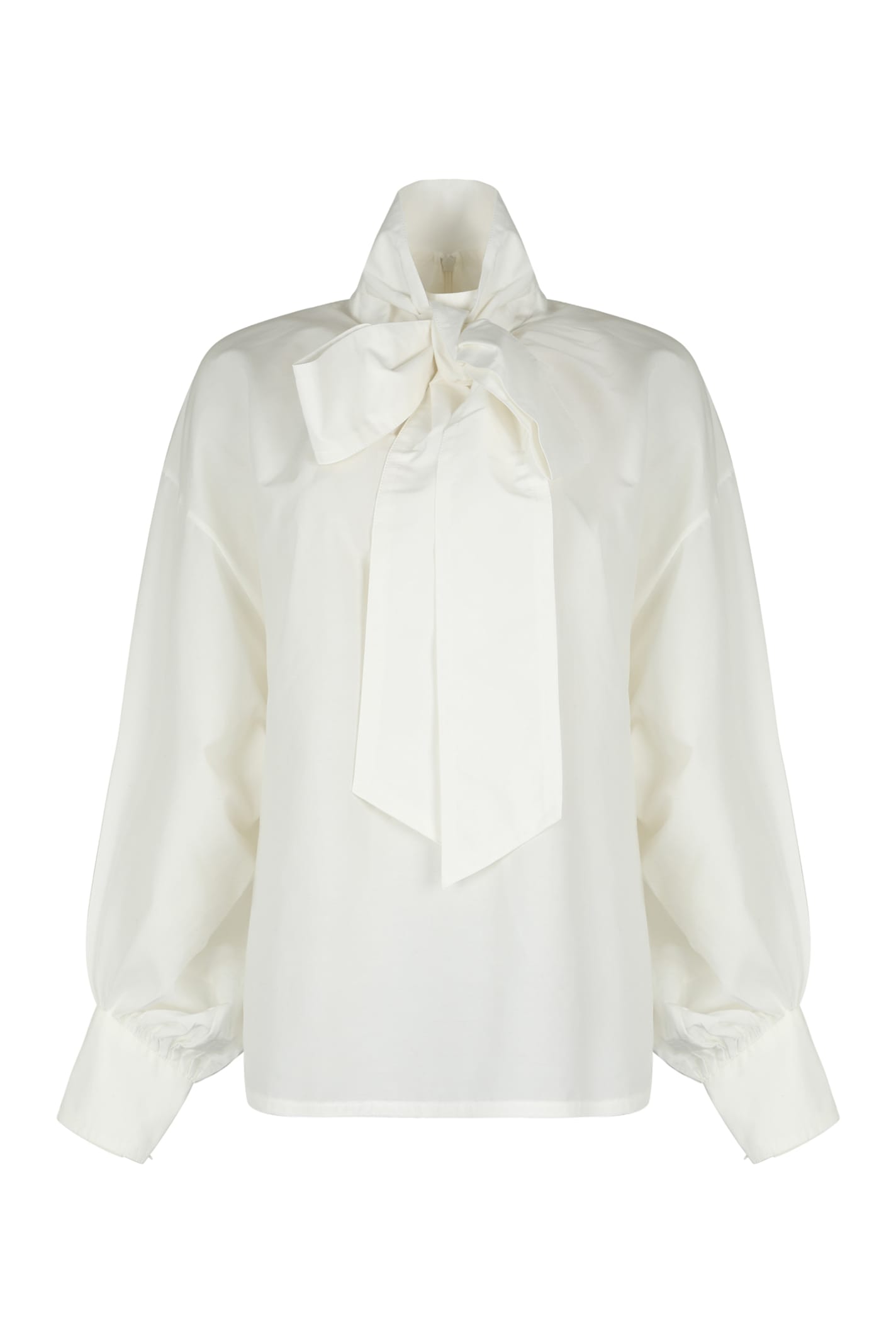 Zimmermann Hypnotic Blouse With Bow In White