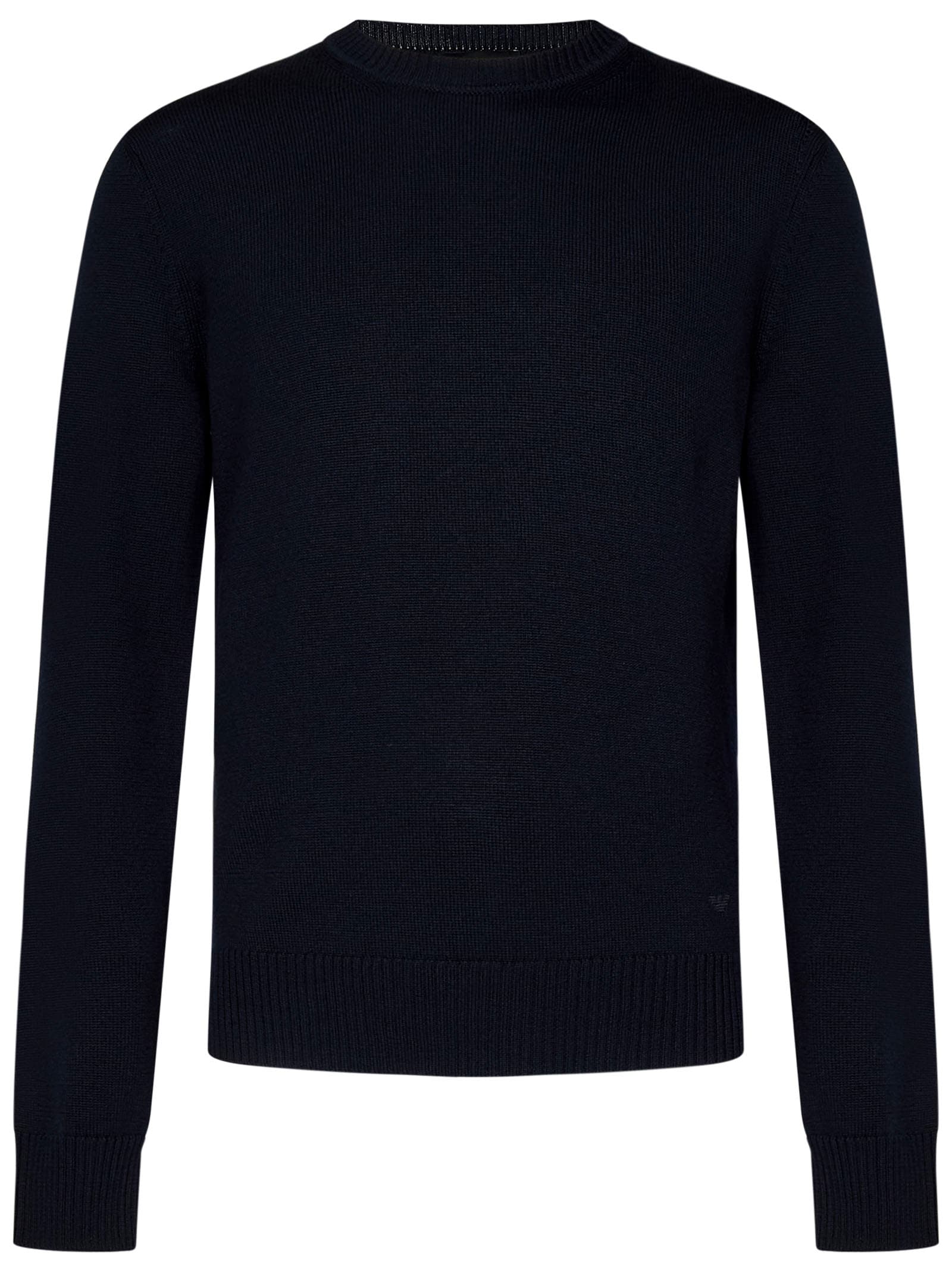 Shop Emporio Armani Sweater In Blue