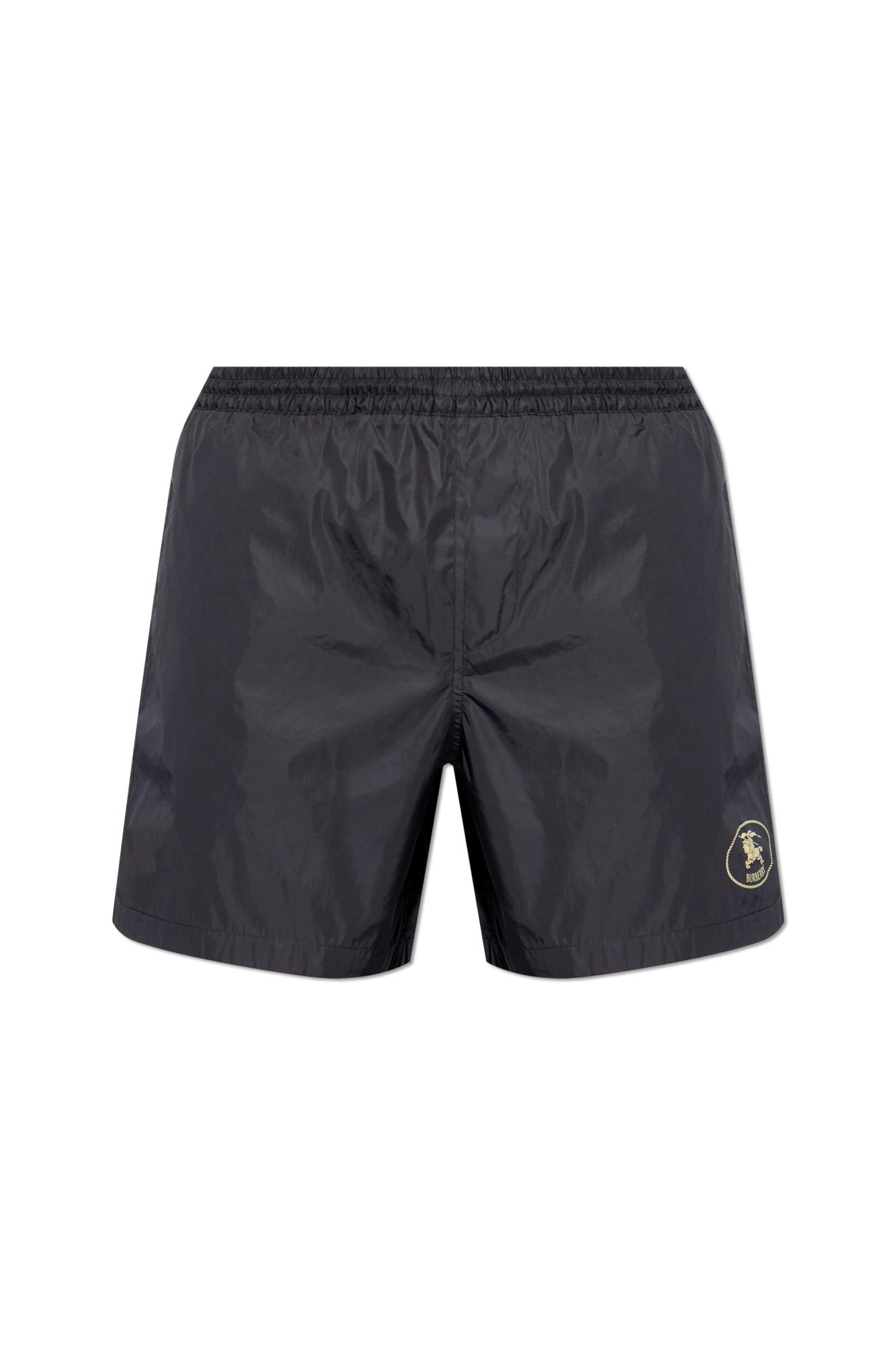 Burberry Swim Shorts In Black