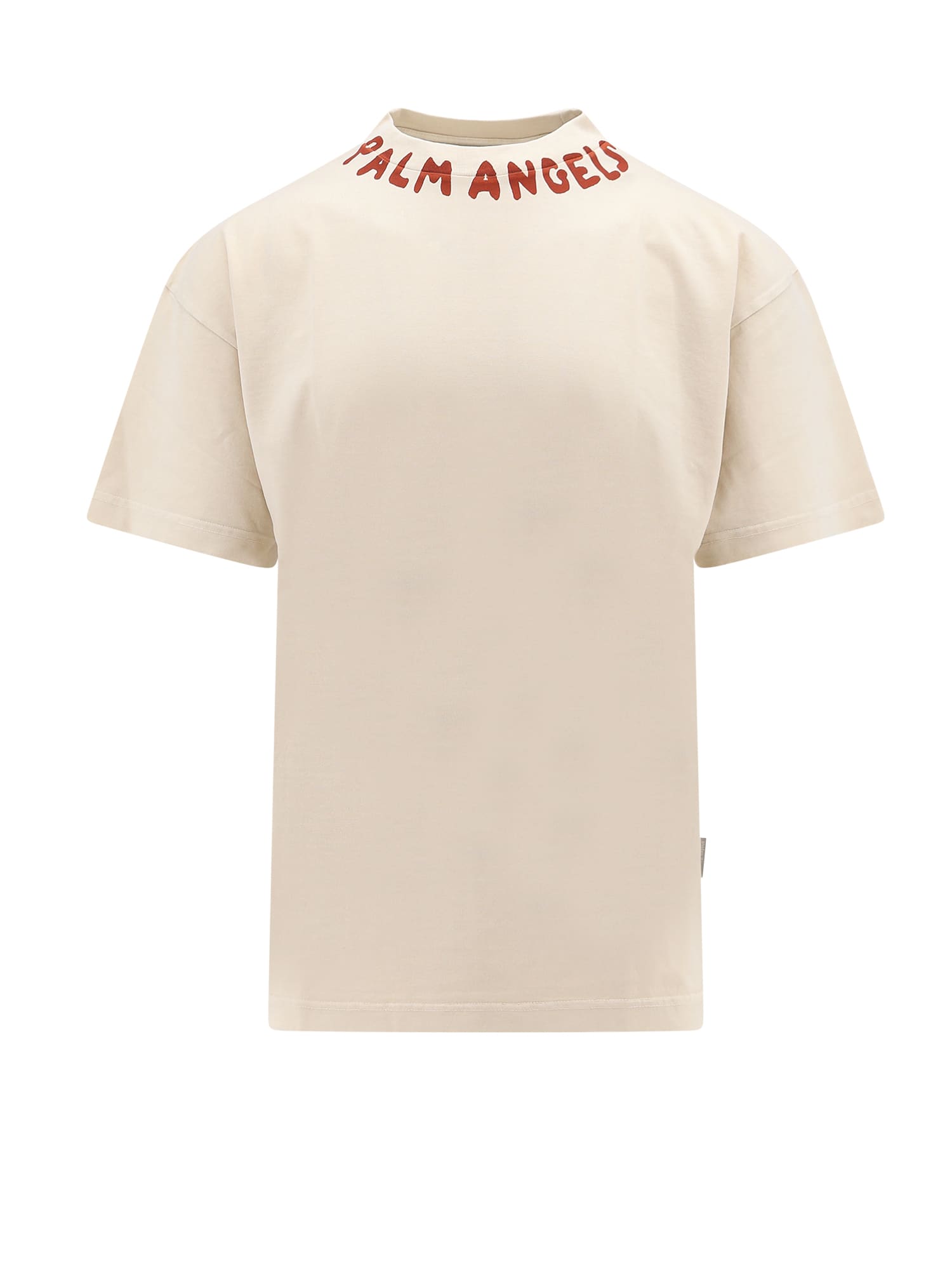 Shop Palm Angels T-shirt In Off White