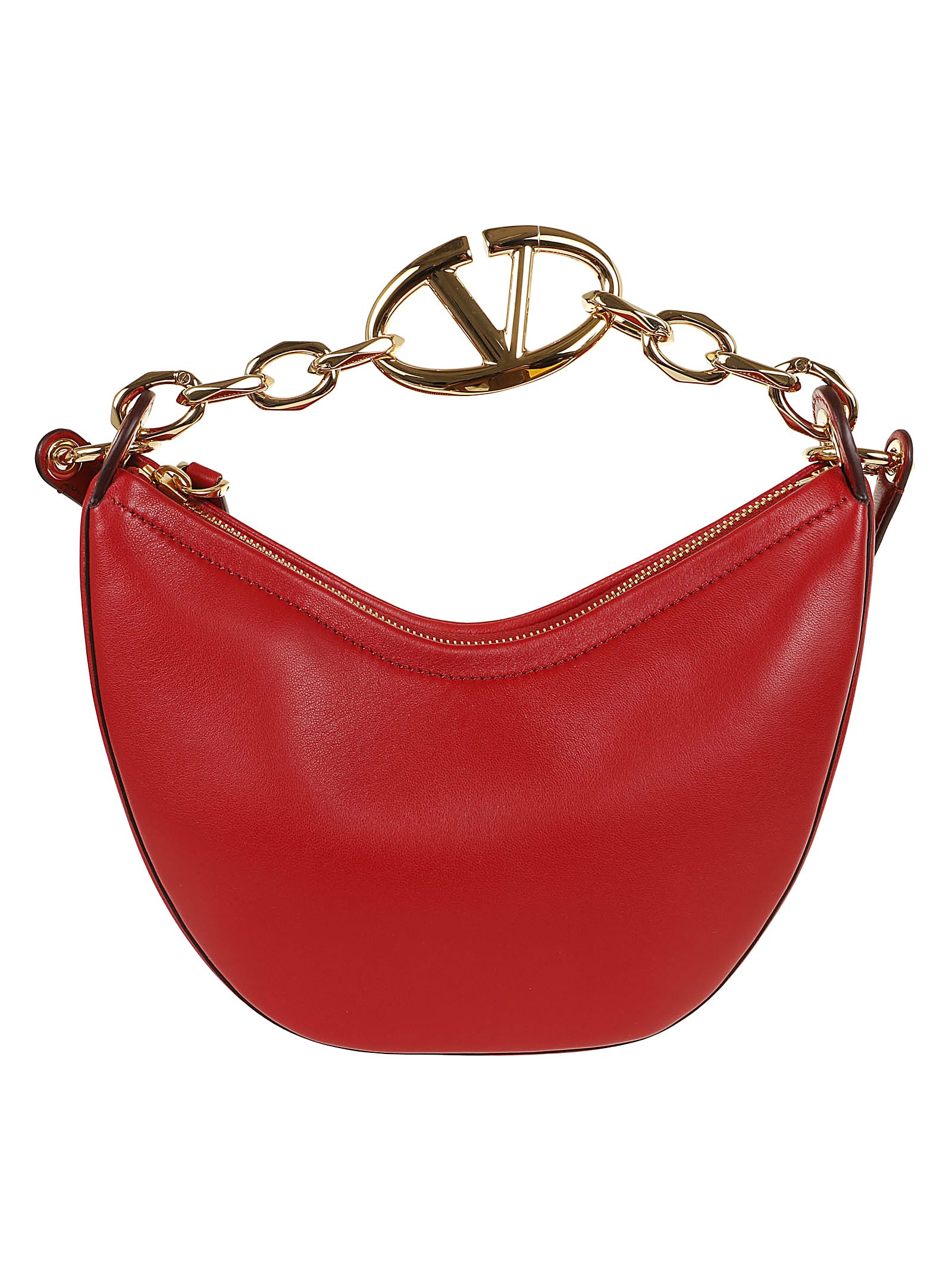 Valentino Garavani Mini Hobo In Red