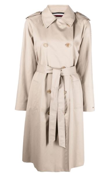 TOMMY HILFIGER 1985 COLLECTION DOUBLE-BREASTED TRENCH