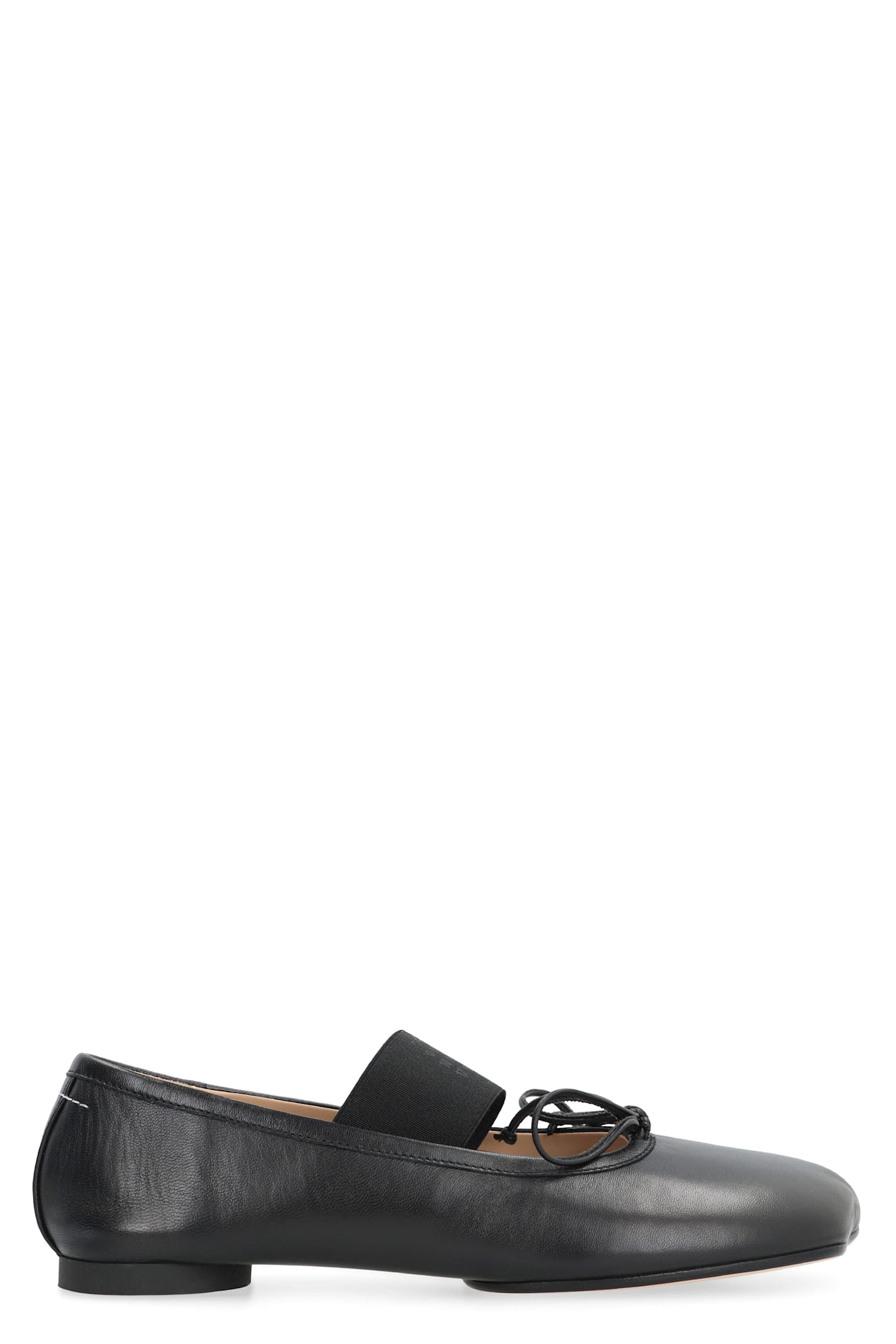Shop Mm6 Maison Margiela Anatomic Leather Ballet Flats