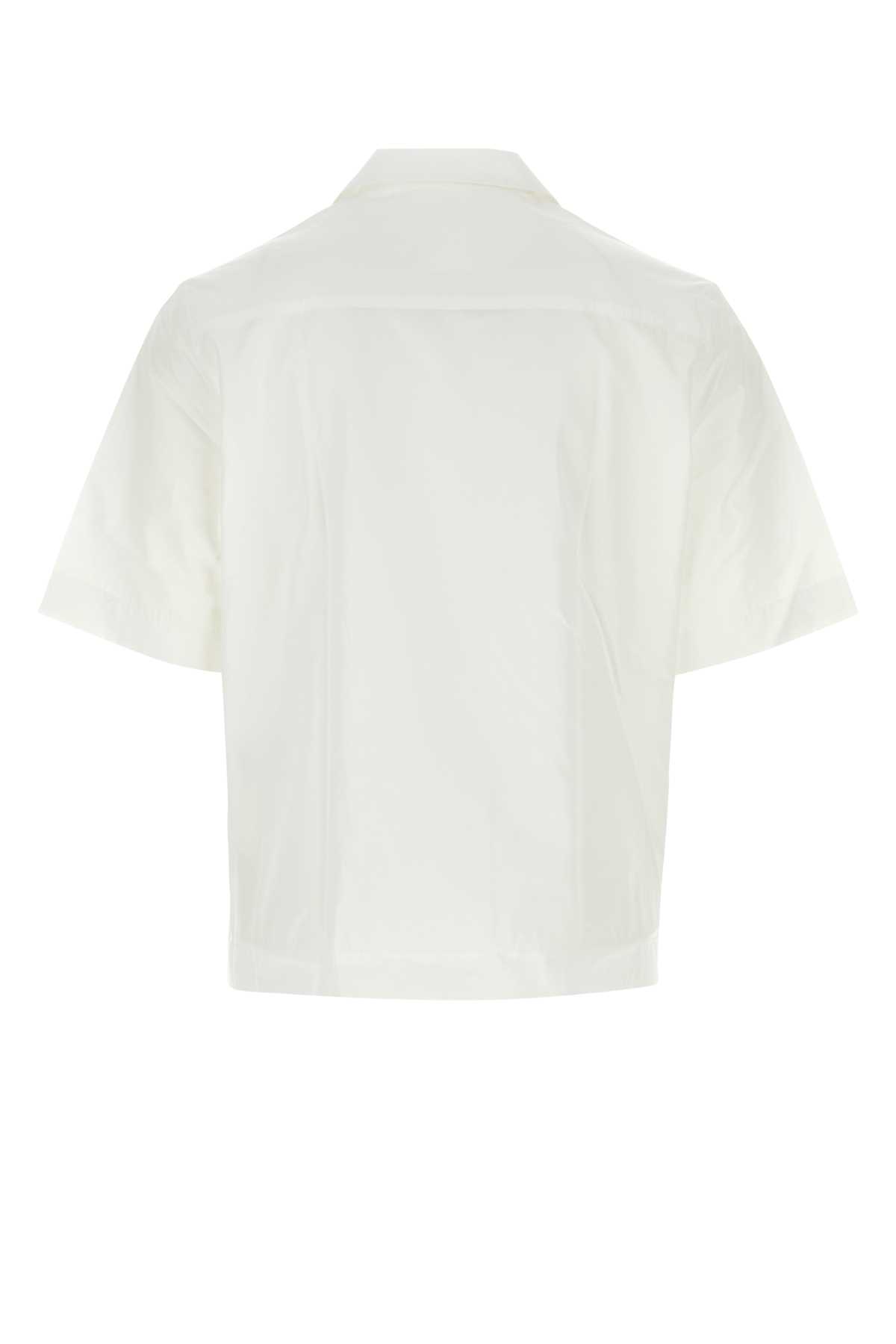 Shop Givenchy White Poplin Shirt