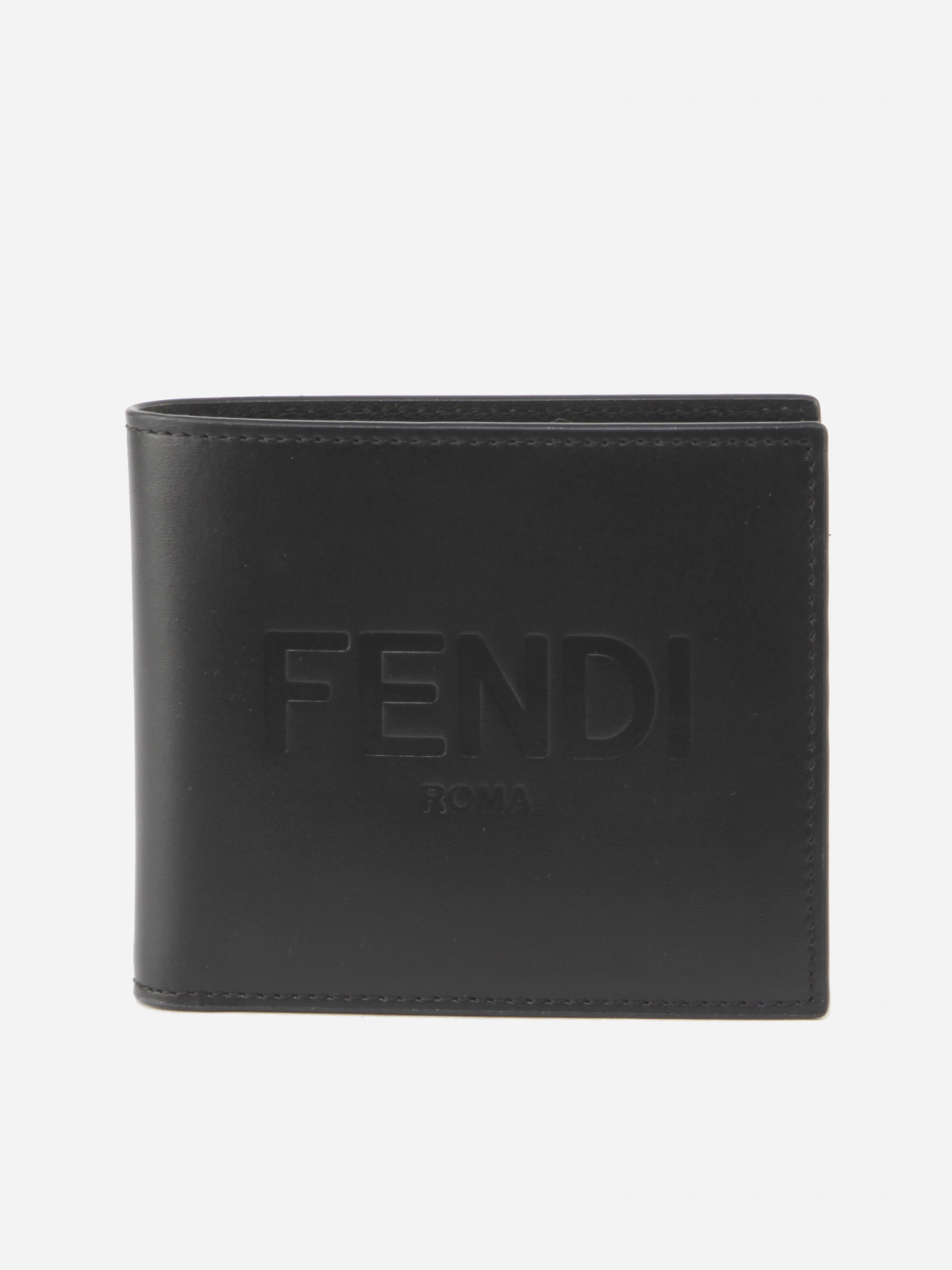 Fendi Bi-fold Wallet In Calfskin