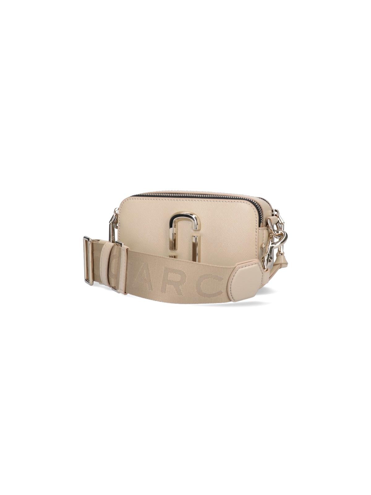 Shop Marc Jacobs The Snapshot Dtm Shoulder Bag In Khaki