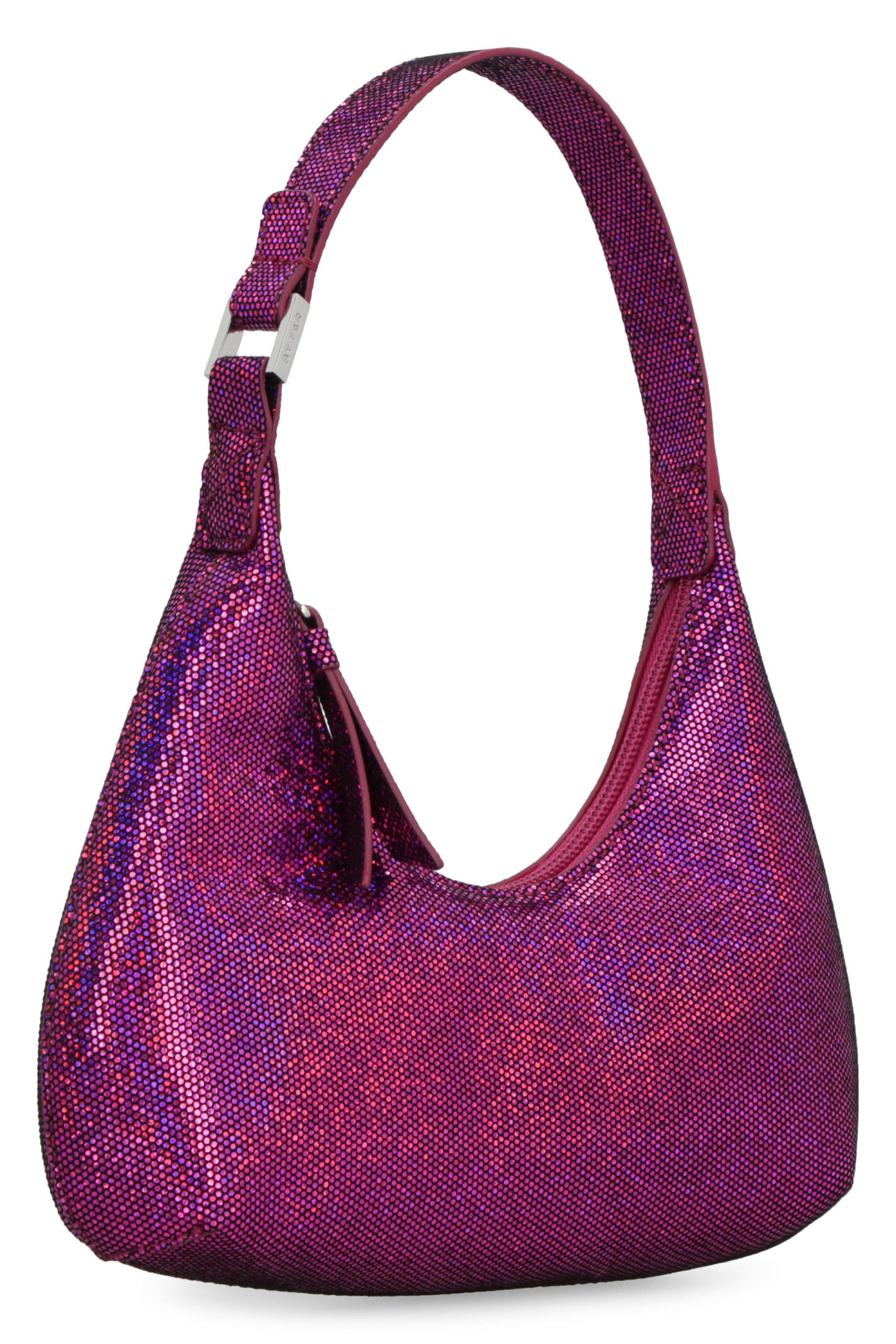 Shop By Far Baby Amber Shoulder Bag In Fuchsia