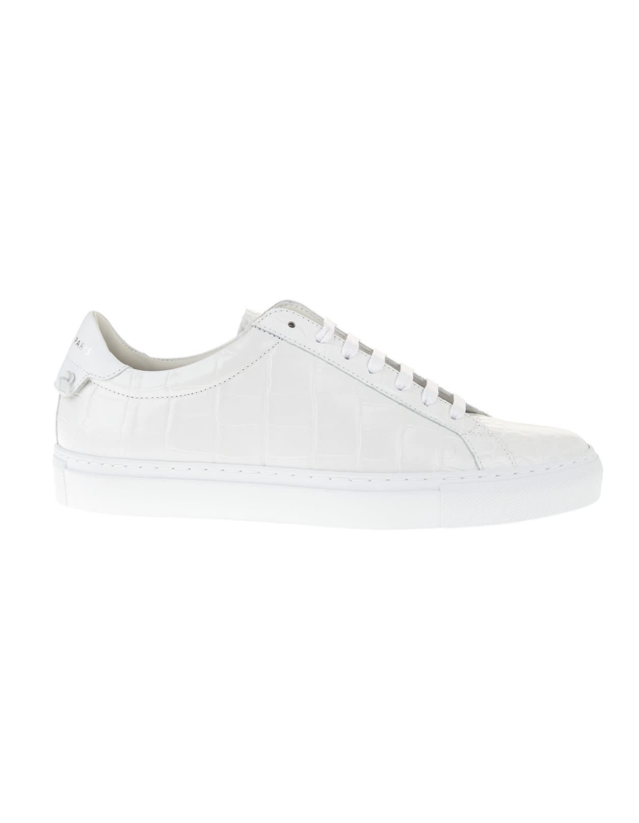 GIVENCHY WOMAN WHITE SNEAKERS WITH GIVENCHY 4G LACES,BE0003E0GC 100