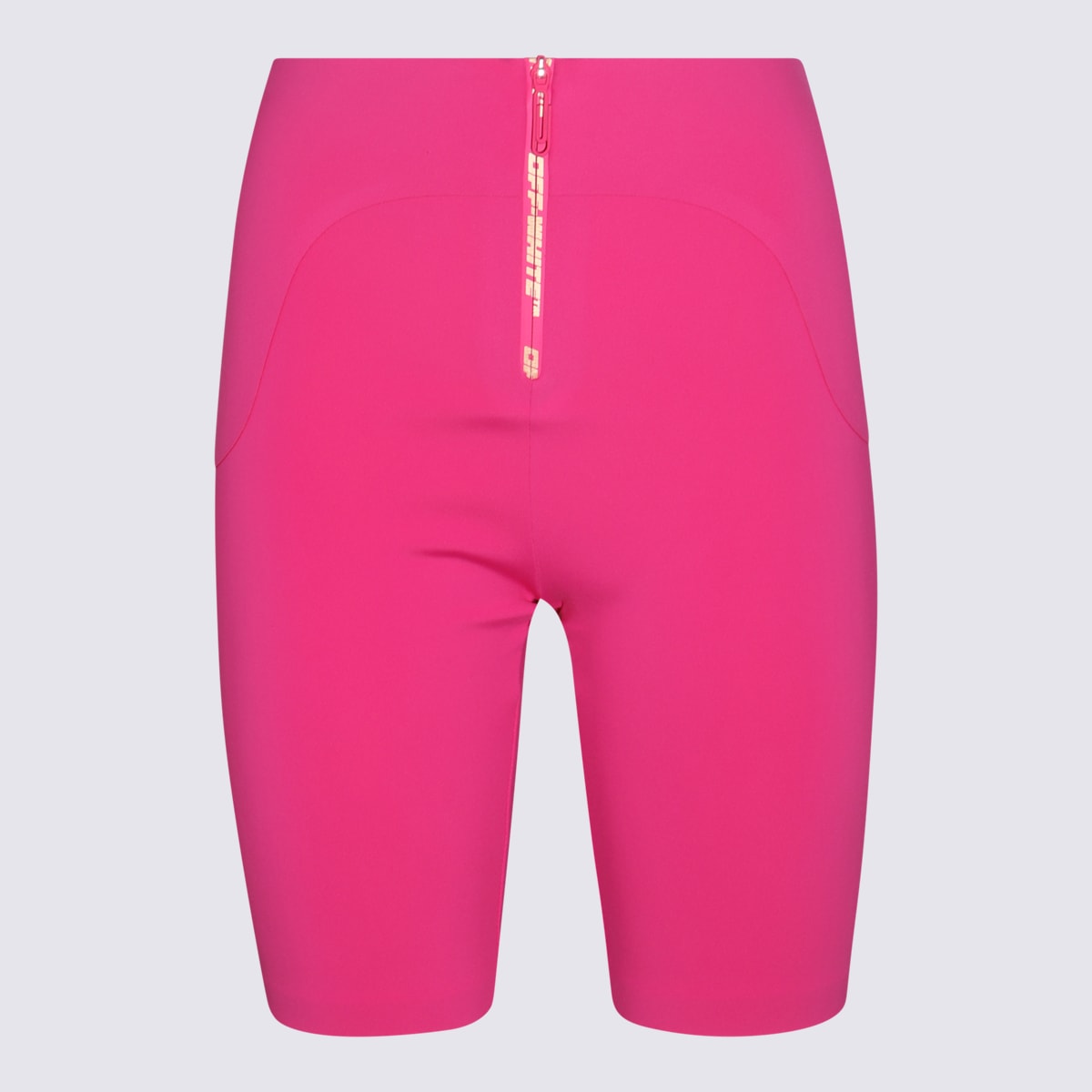 Shop Off-white Pink Cycling Shorts In Fuchsia