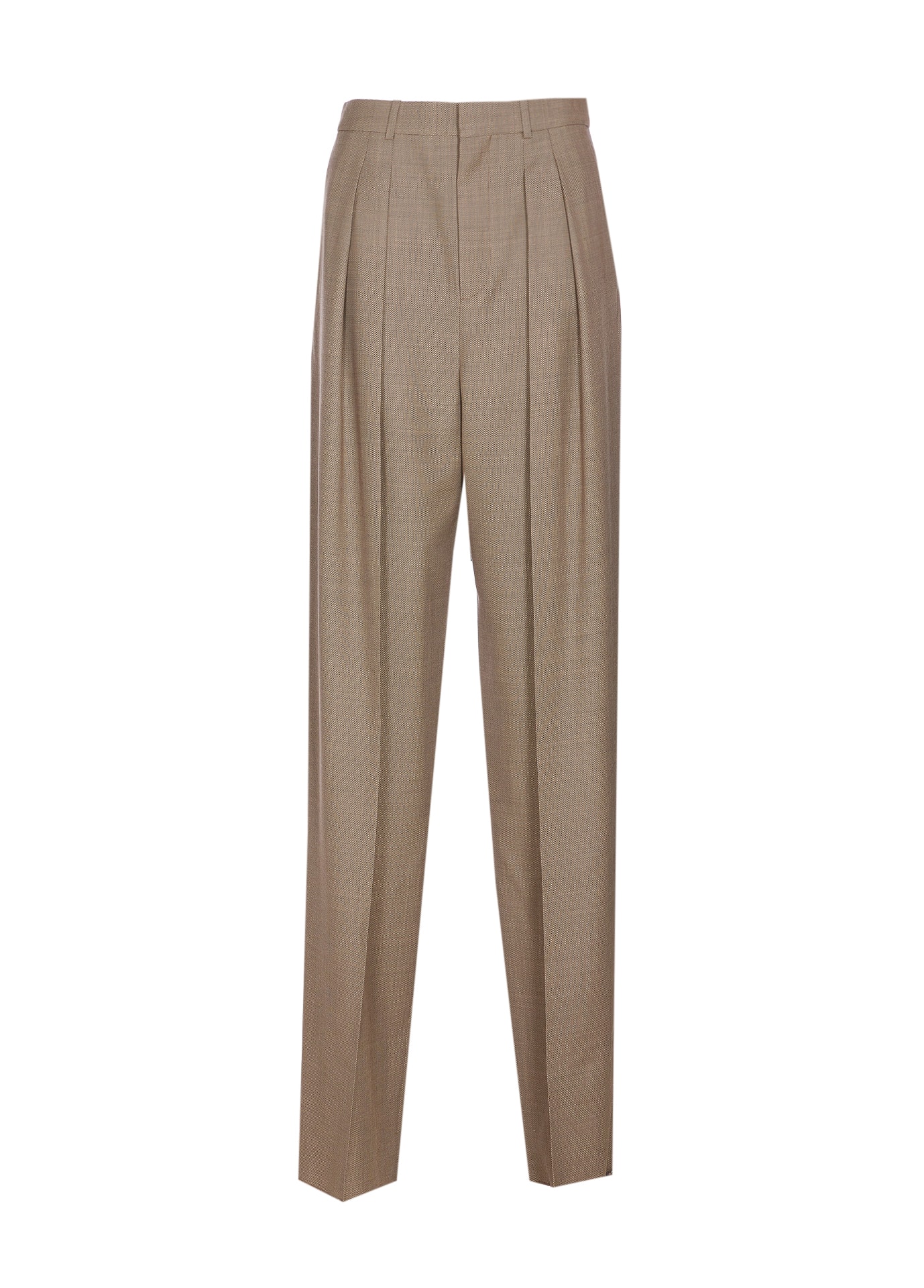 Wide-leg In Wool Caviar Pants