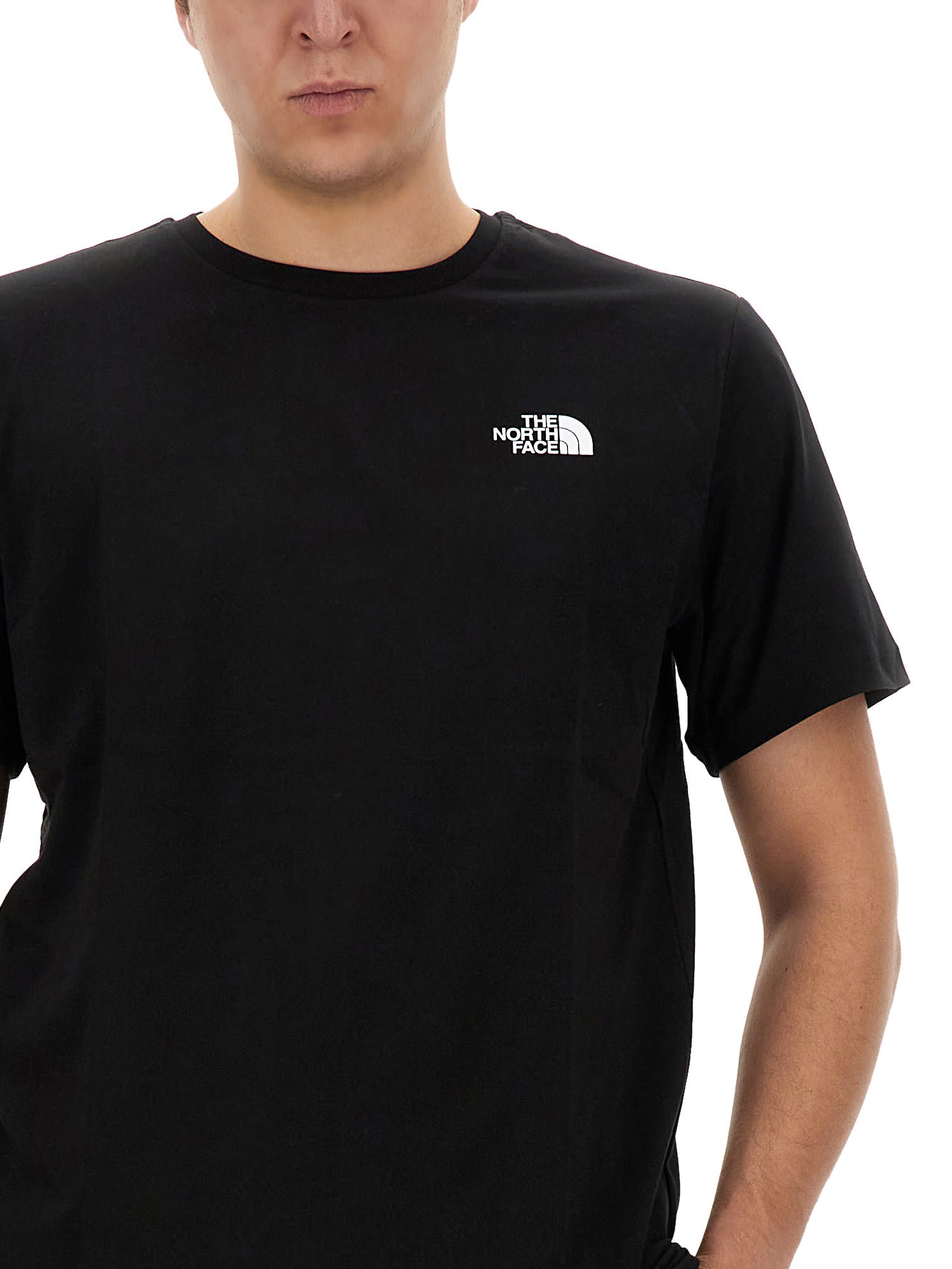 Shop The North Face T-shirt With Logo In Black