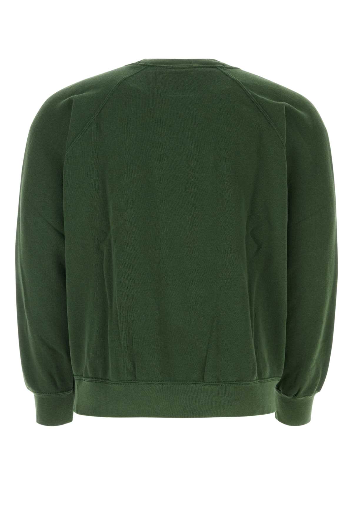 Wild Donkey Buttale Green Cotton Blend Sweatshirt In Wd075