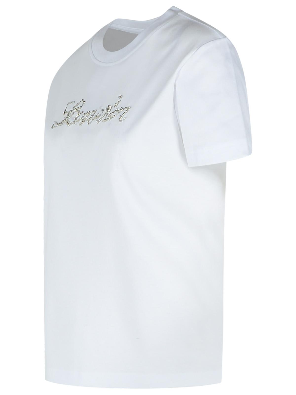 Lanvin White Cotton T-shirt In White