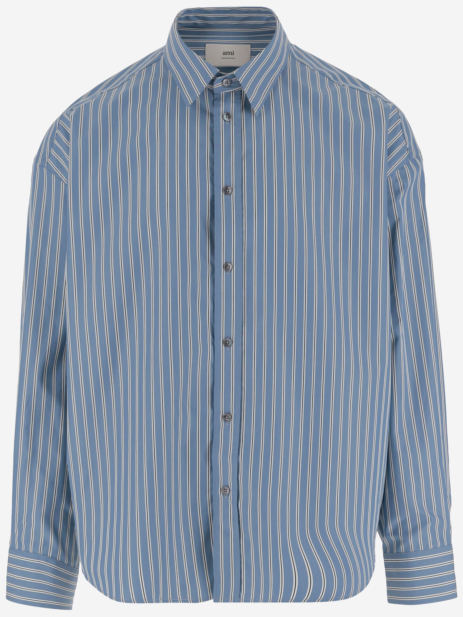 Cotton Shirt With Striped Pattern