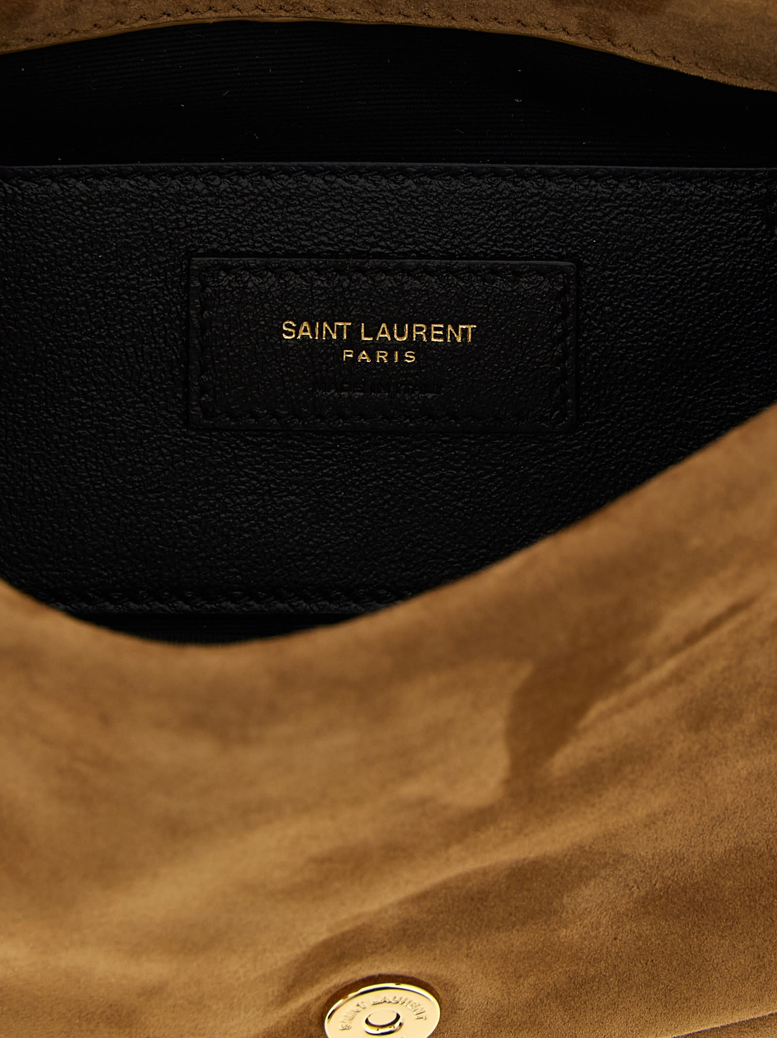 Saint Laurent Beige Jamie 4.3 Mini Shoulder Bag In Brown