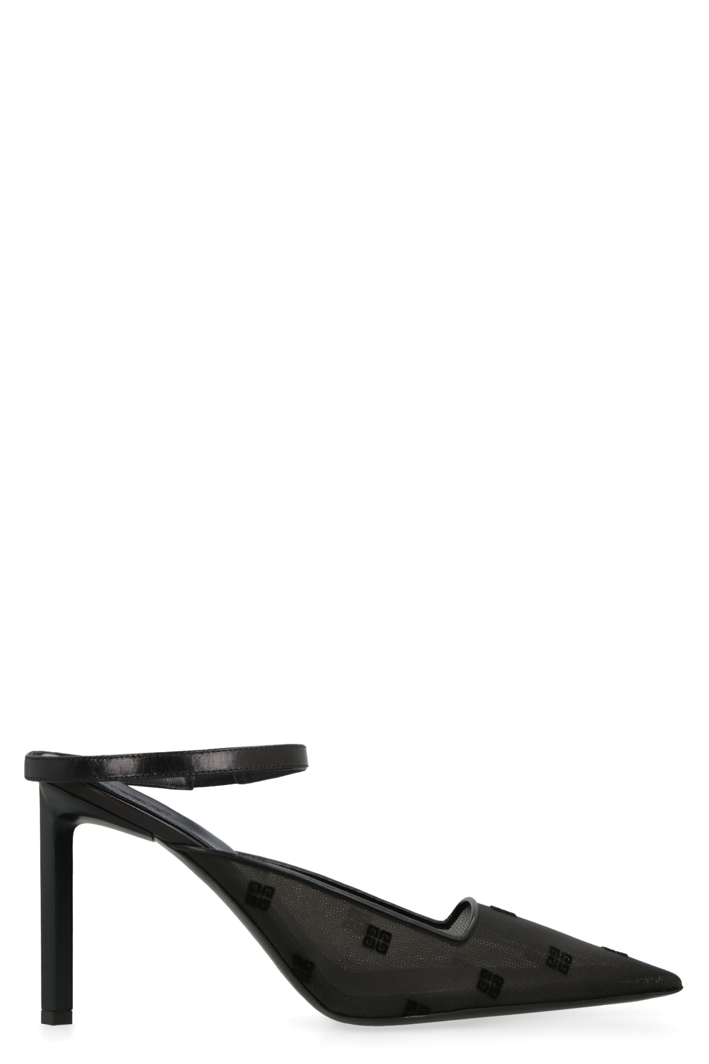 Shop Givenchy Show Pointy-toe Mules In Black