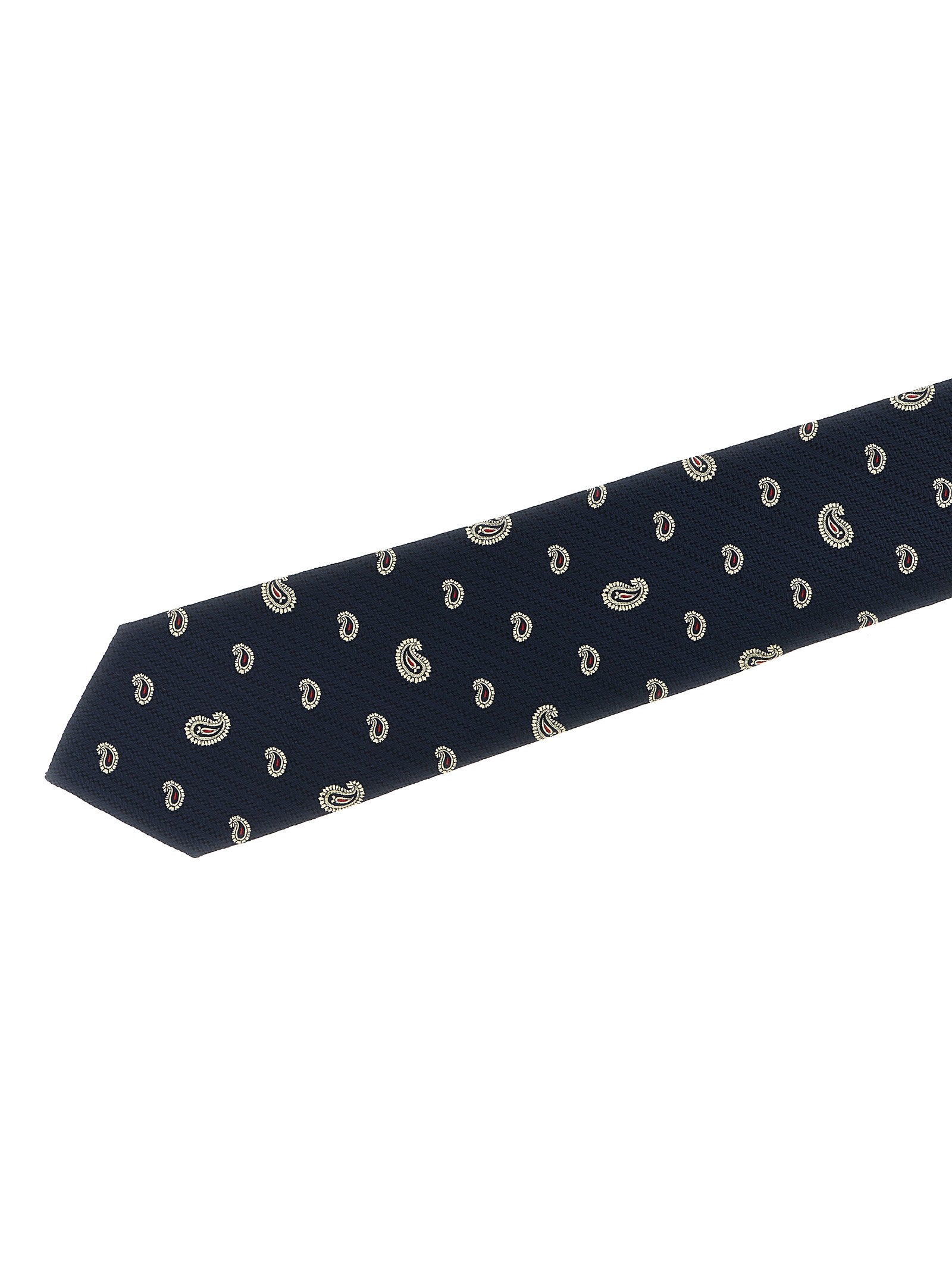 Brioni Jacquard Tie Ties And Papillon Blue In Blue