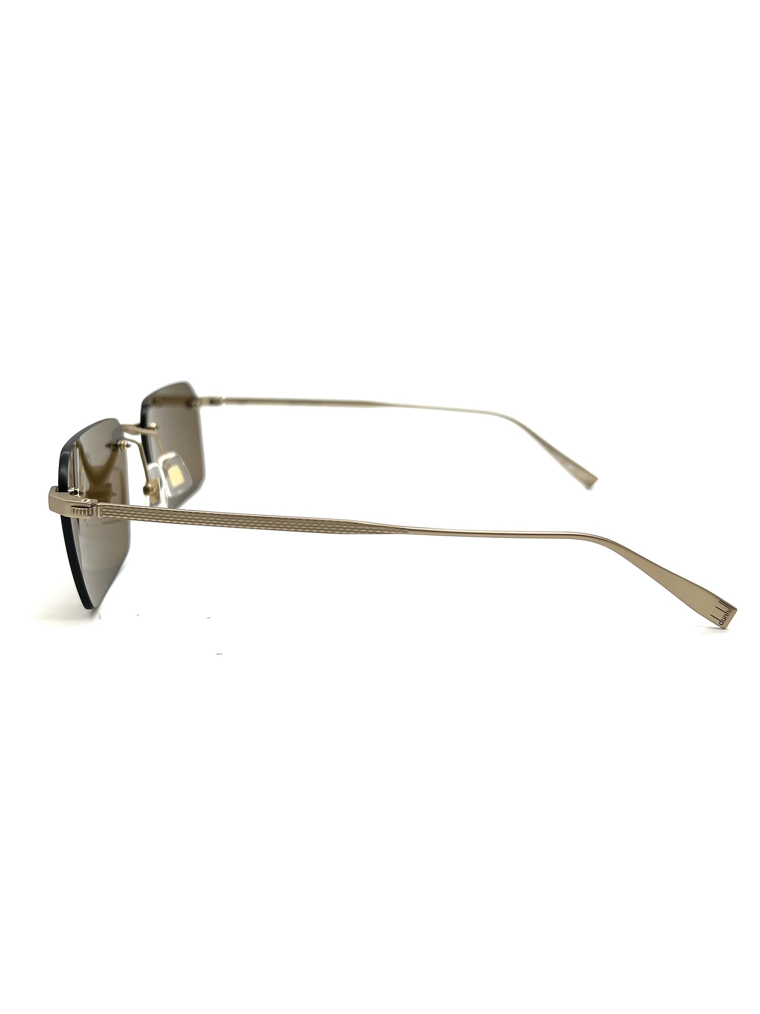 Shop Dunhill Du0061s Sunglasses In Gold Gold Brown