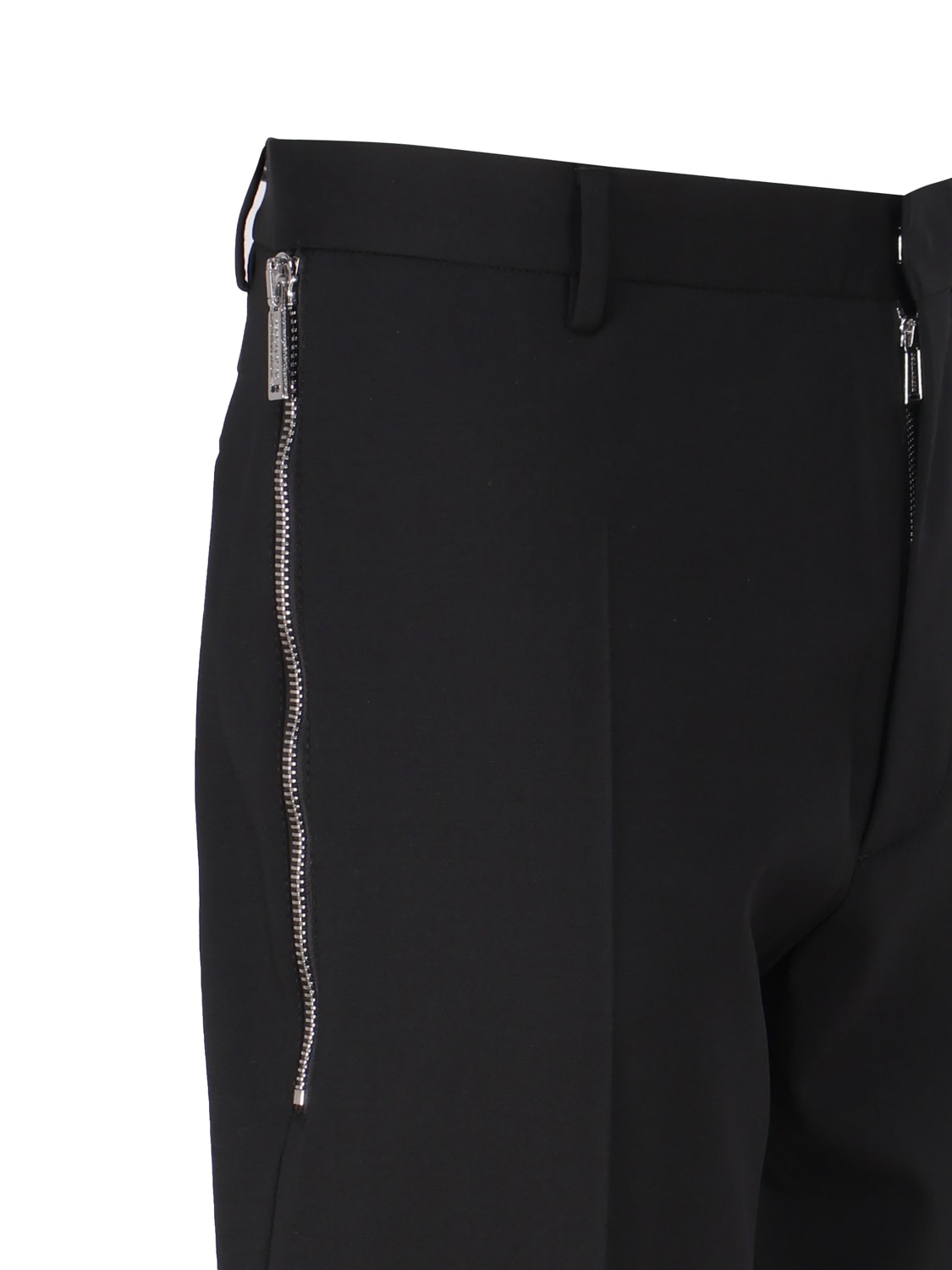 Shop Dsquared2 Black Cropped Trousers
