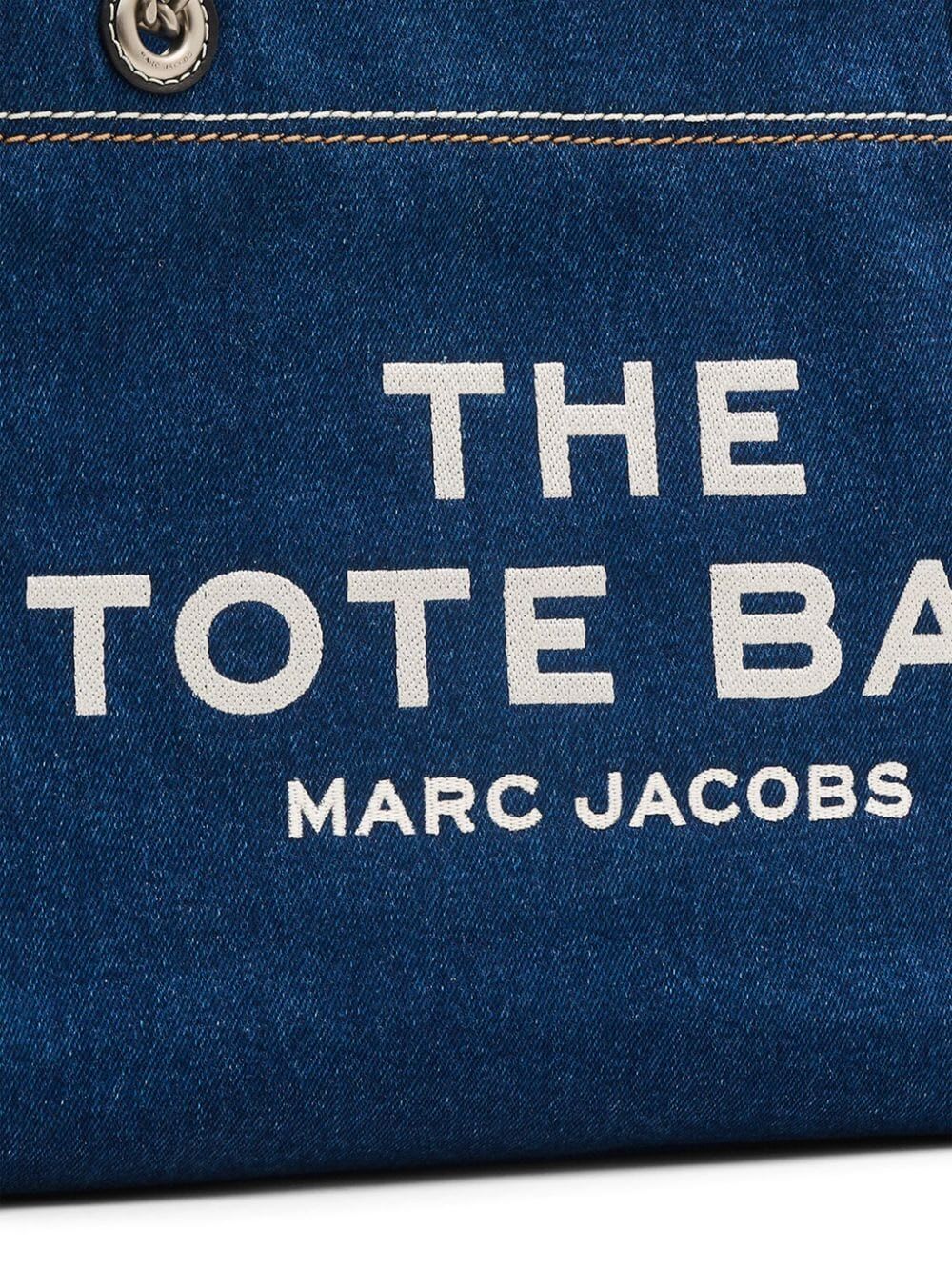 Shop Marc Jacobs The Medium Tote In Dark Wash