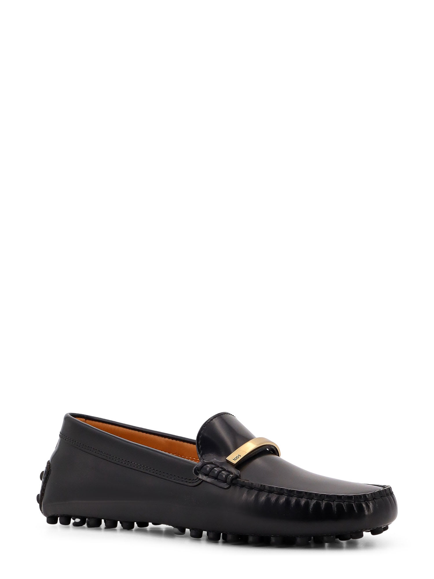 Shop Tod's Loafer In Grafite