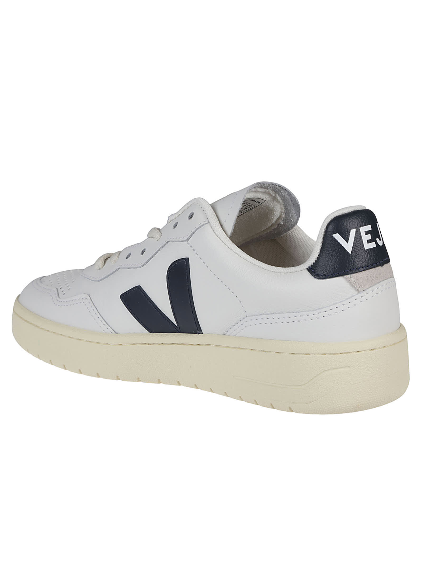 Shop Veja V-90 Sneakers In Extra White/nautico