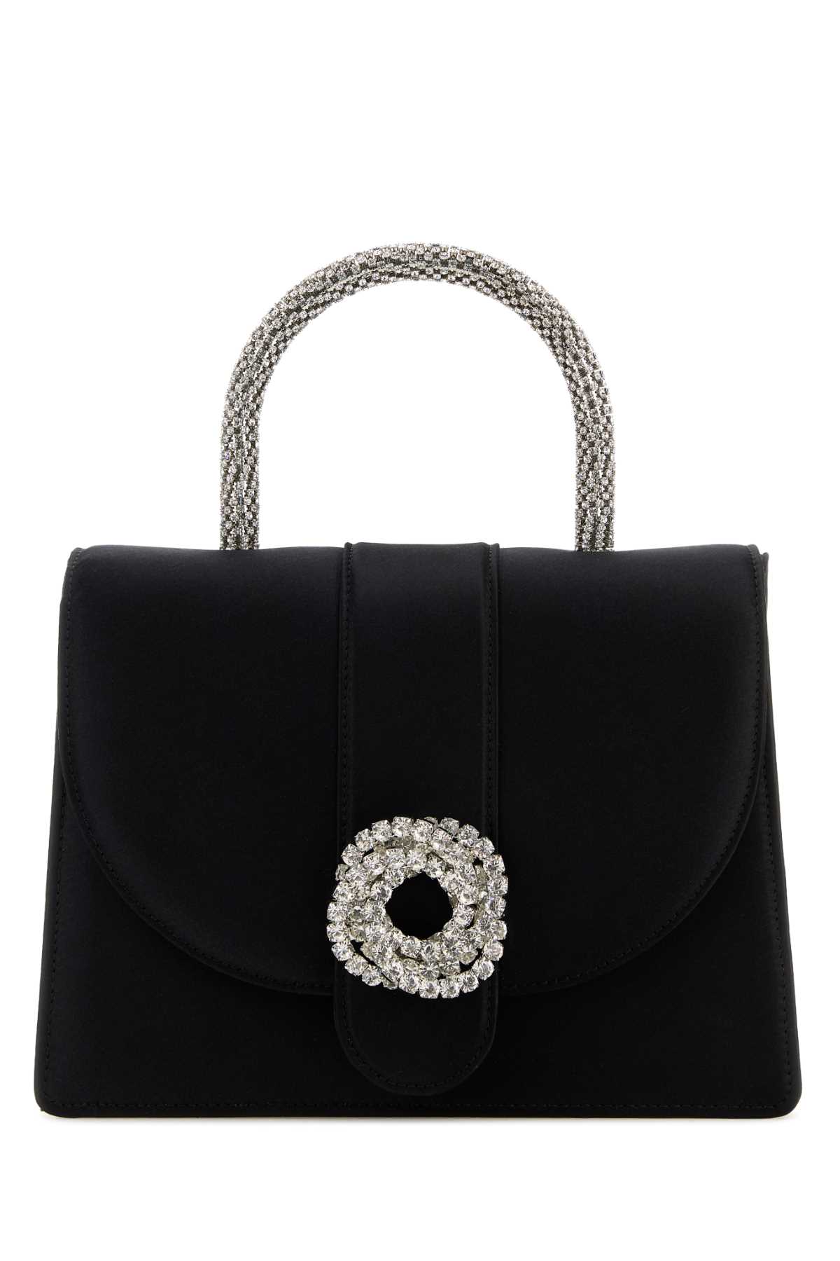 Black Satin Galaxy Handbag