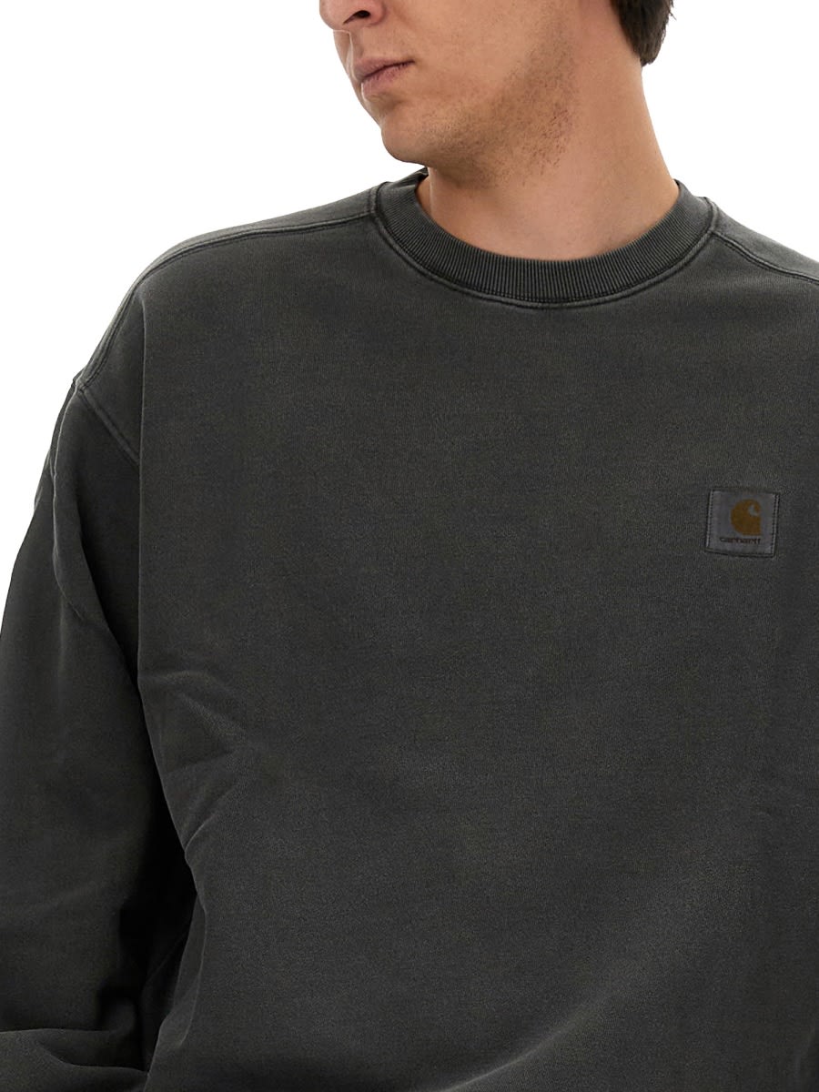 Shop Carhartt Nelson Sweatshirt In Black