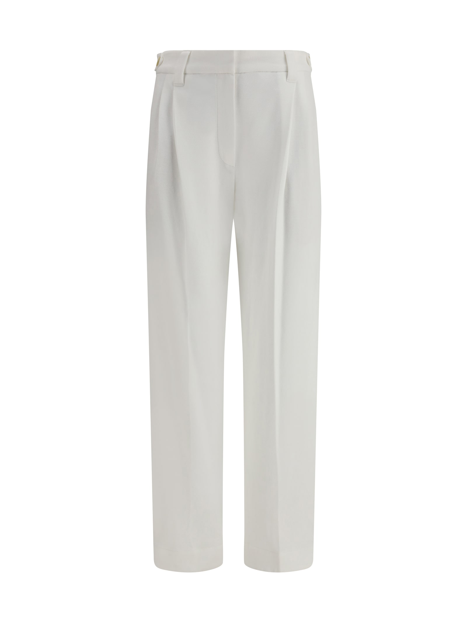 Brunello Cucinelli Women Classic Trousers In White