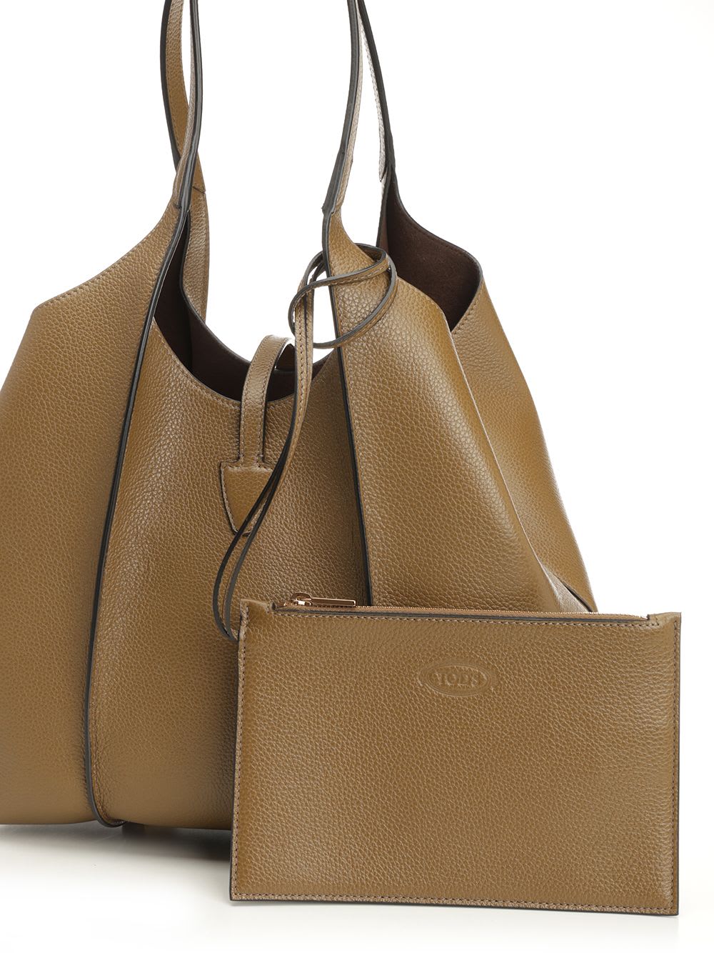 Tod's T Timeless Small Shopping Bag In Brown