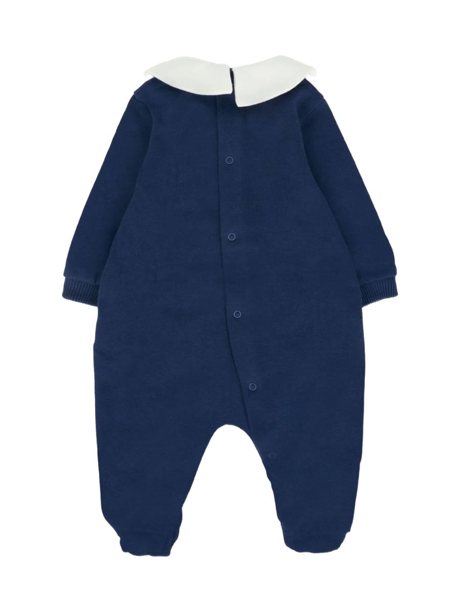 Moschino Babygrow Bodysuit In Blue