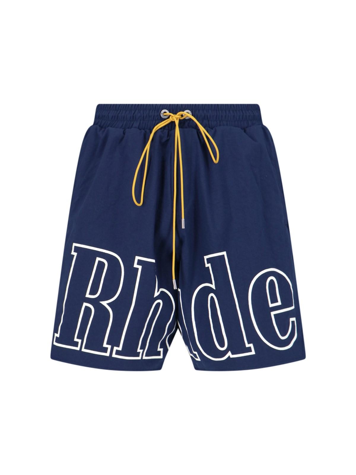 Rhude Logo Jogger Shorts