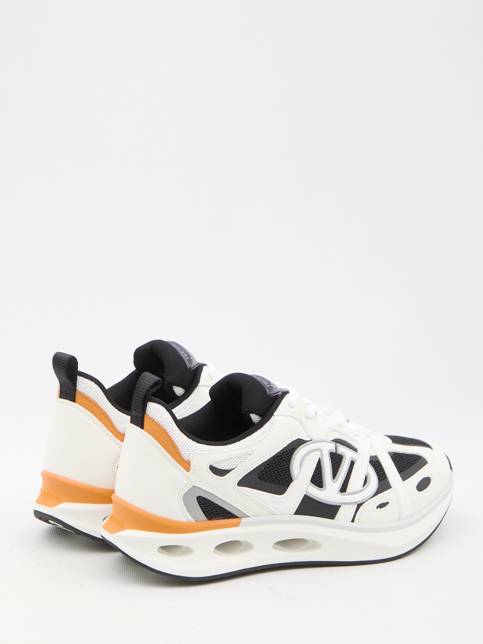 Shop Valentino Low Top Vlogo Easyjog Sneakers In White