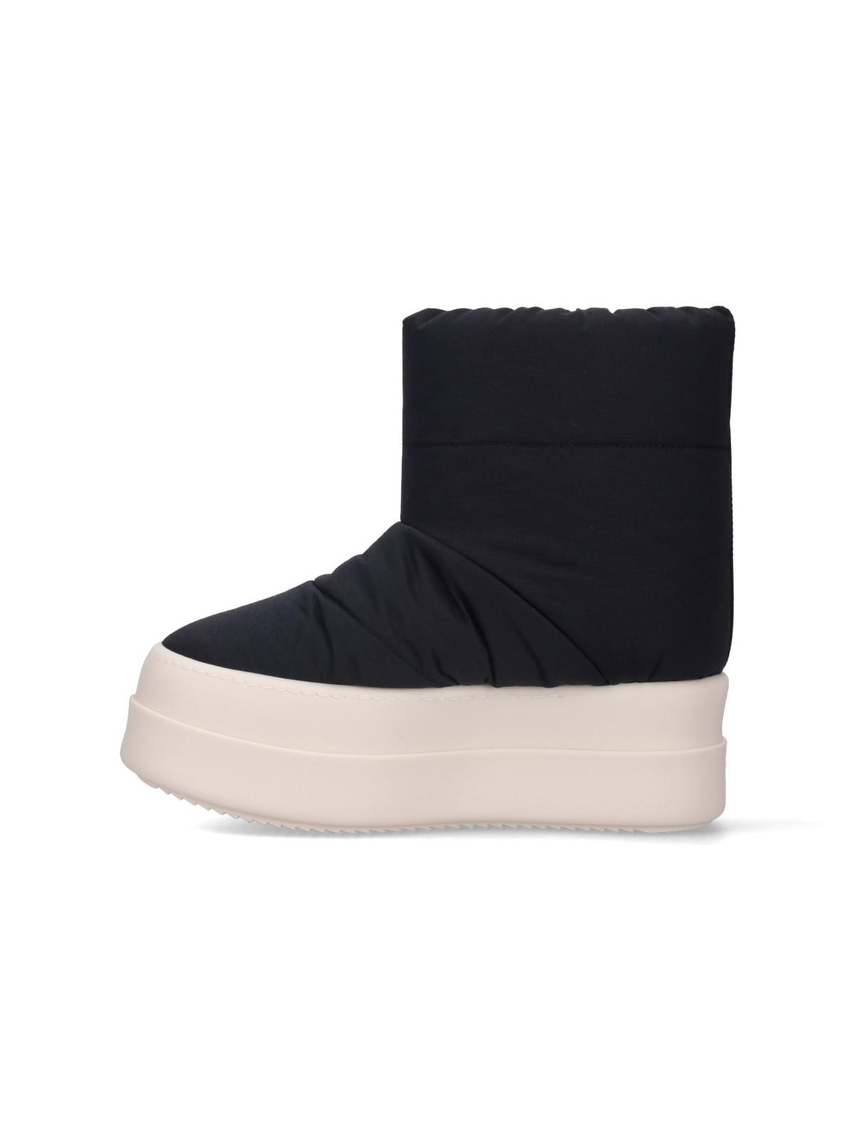 Drkshdw Padded Ankle Boots Low Lunar In Black