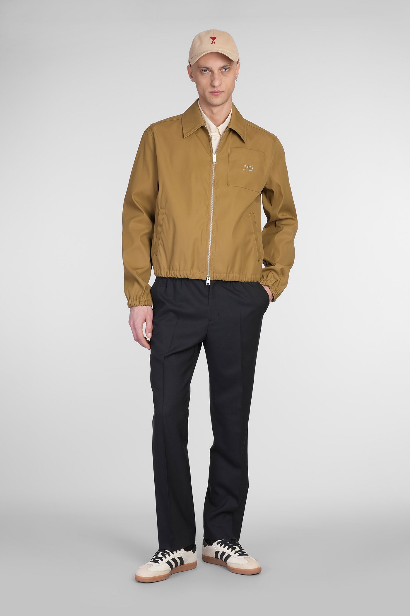 Ami Alexandre Mattiussi Tailored Jacket With Collar And Pockets