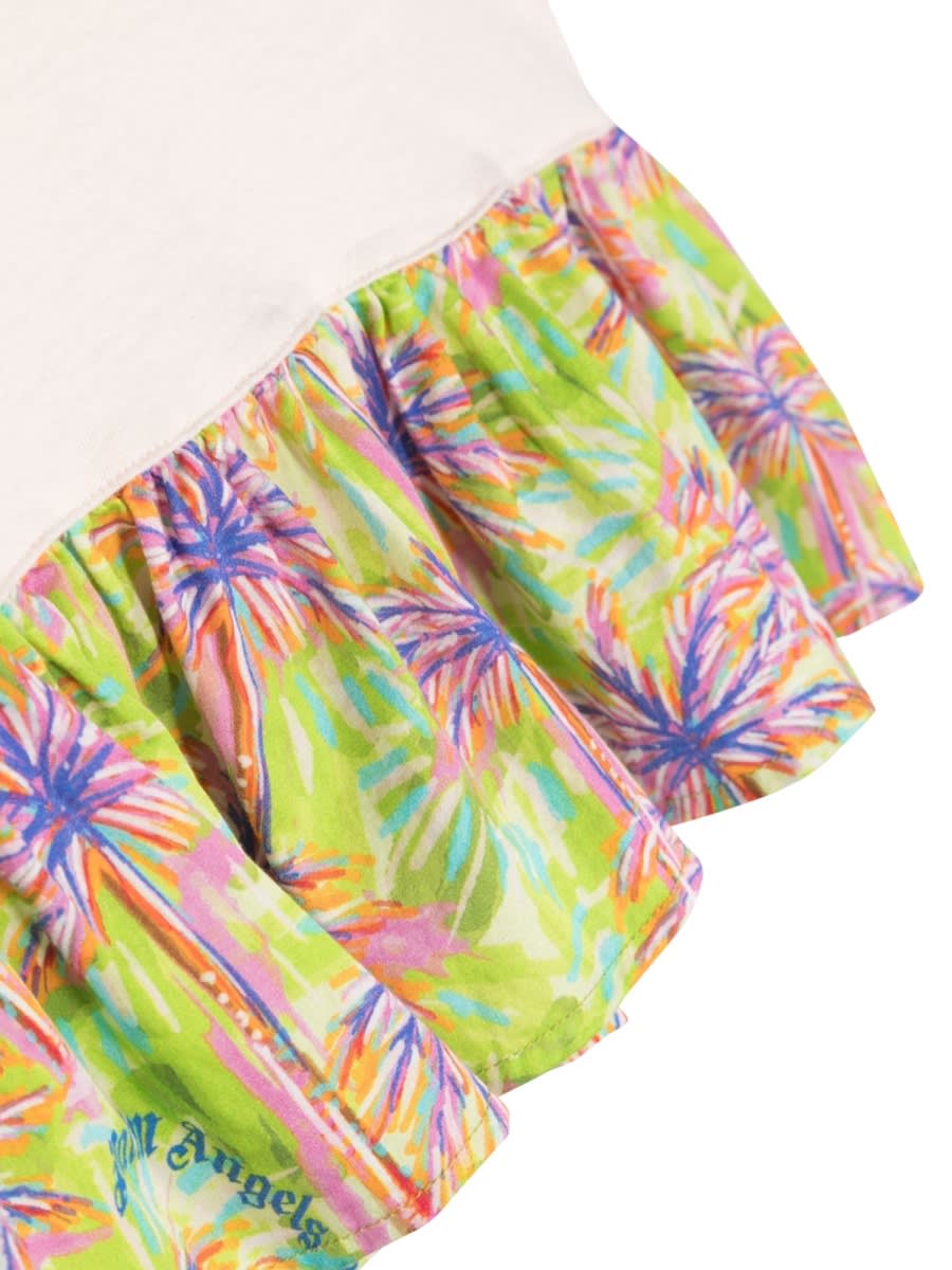PALM ANGELS RUFFLES TEEDRESS