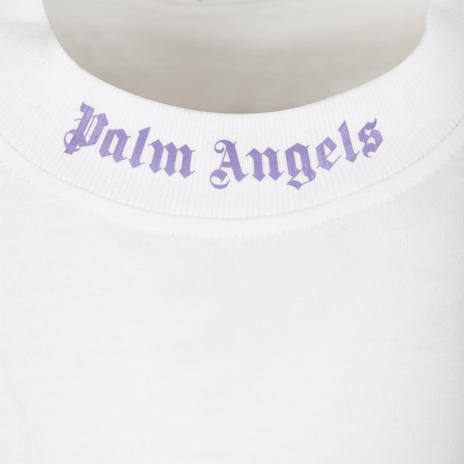 Shop Palm Angels White T-shirt For Girl