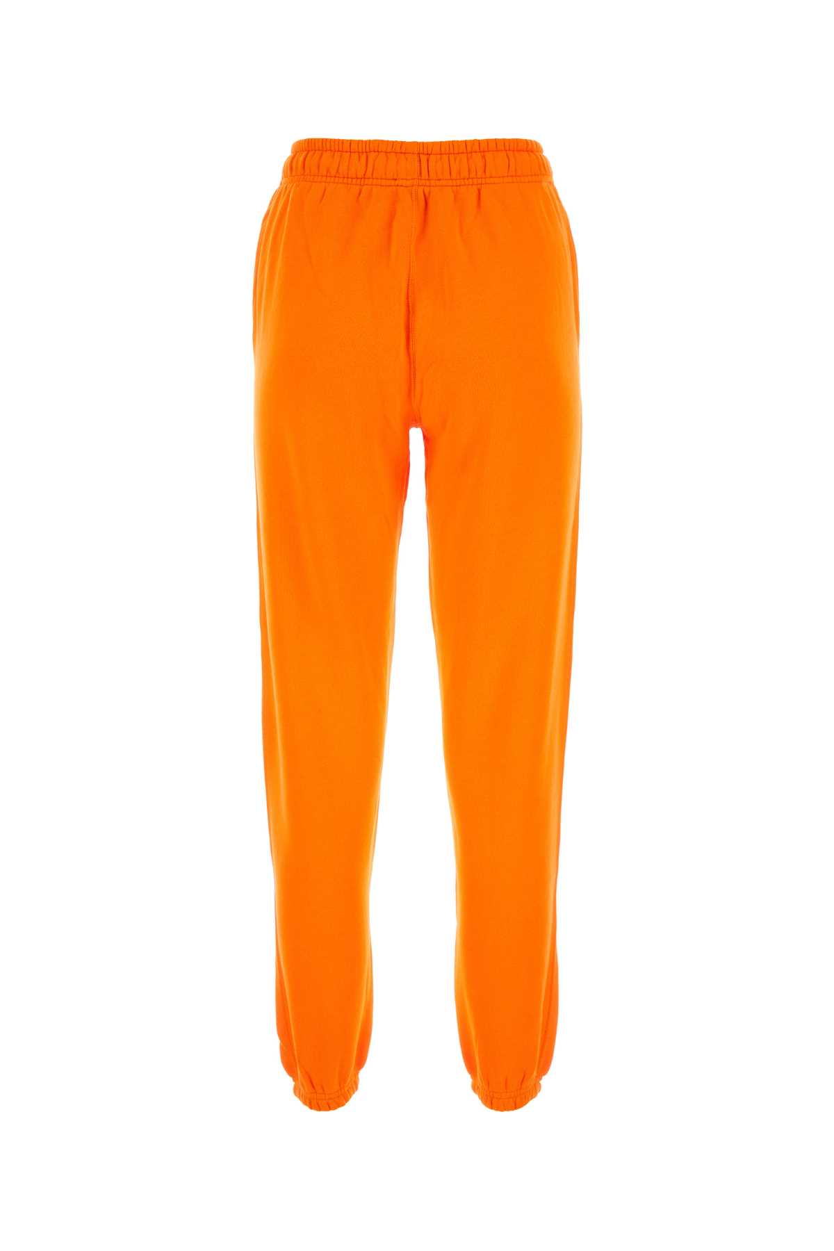 Polo Ralph Lauren Orange Cotton Blend Joggers In Solarorange