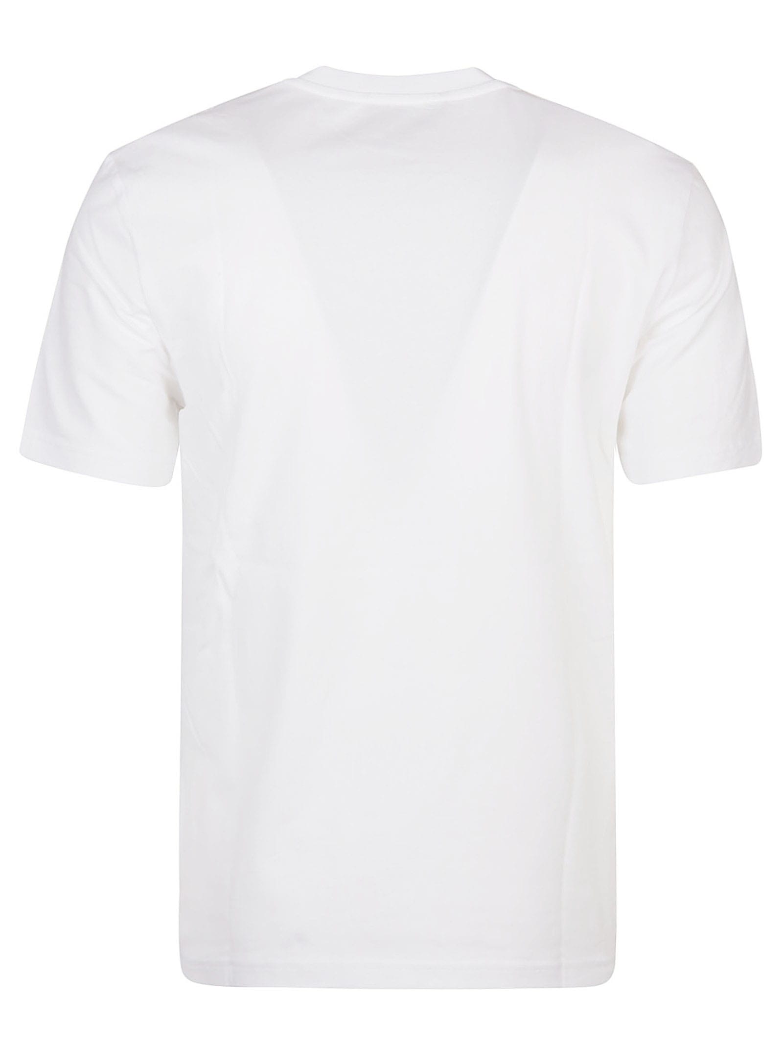 Shop Moschino T-shirt In Bianco Fantasia