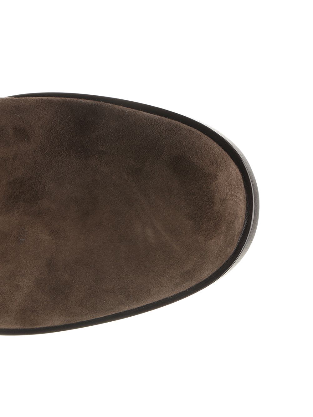 Dolce & Gabbana Lambskin Suede Boot Boots Brown In Brown