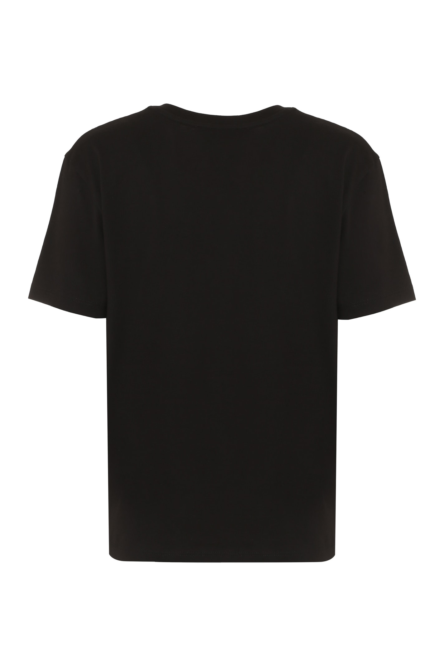 Shop Vince Cotton T-shirt In Black