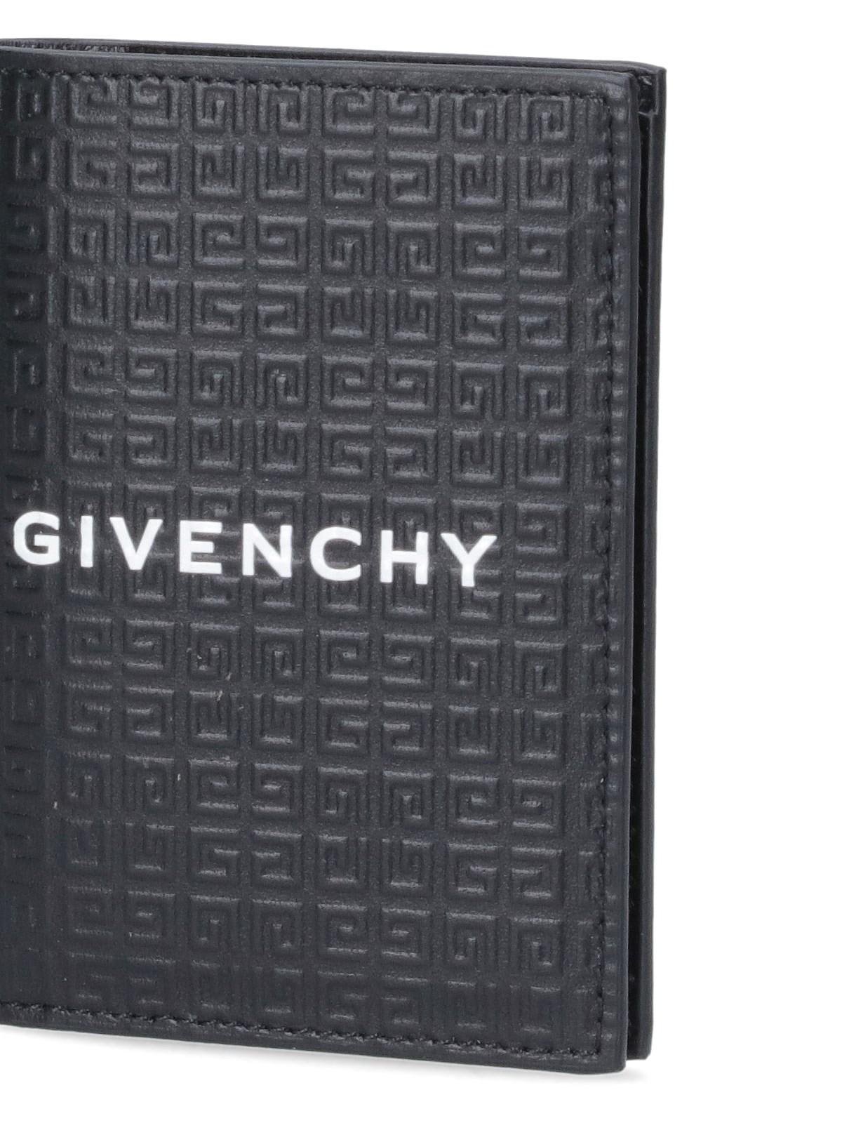 Shop Givenchy Micro 4g Bi-fold Card Holder In Black